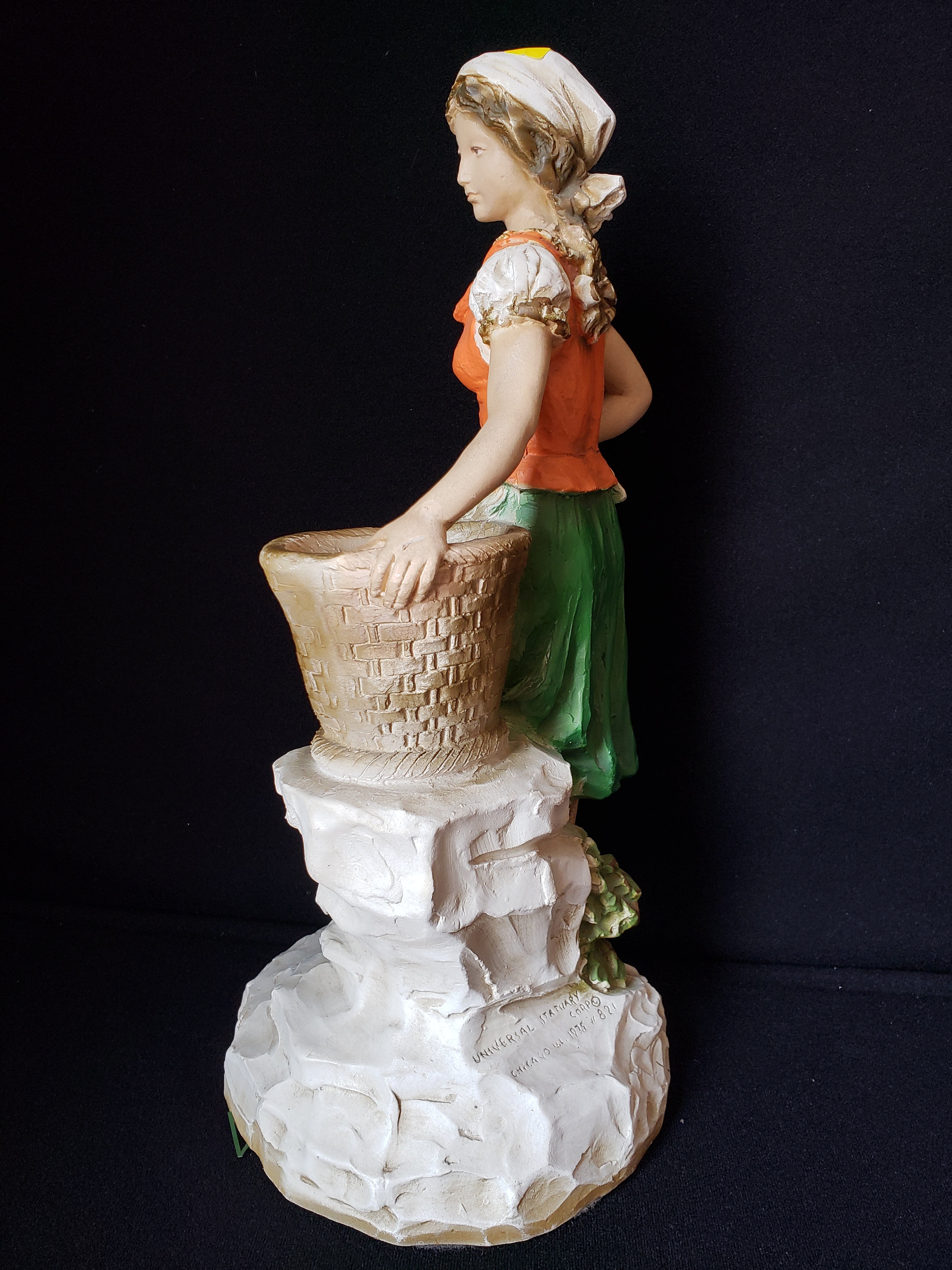 Universal Statuary Village Girl 14" (lot 2139)