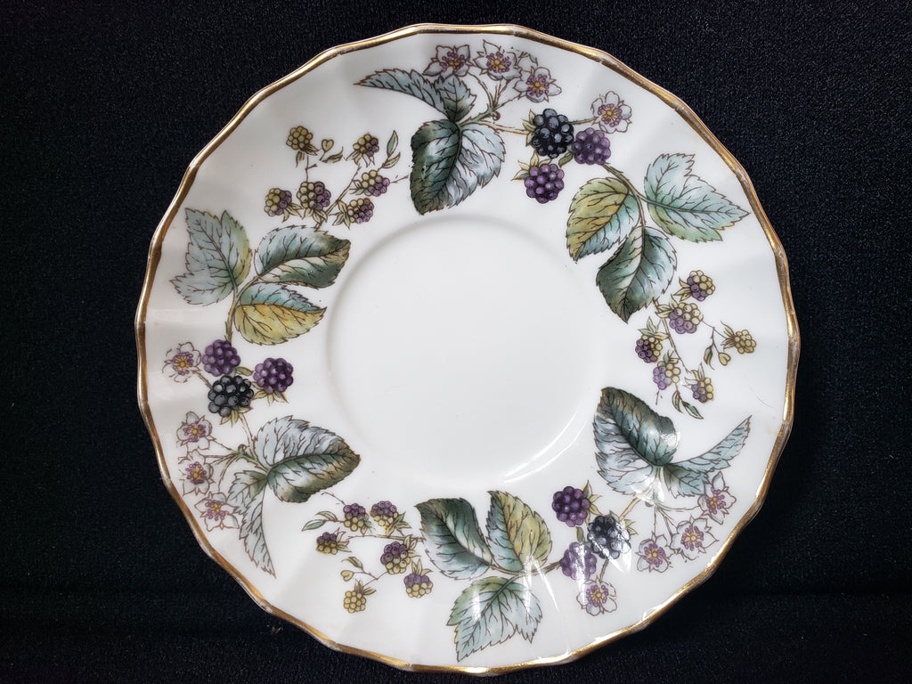 Vintage Royal Worcester Lavinia Saucer Berry Design 4-1/2" (lot 2064)