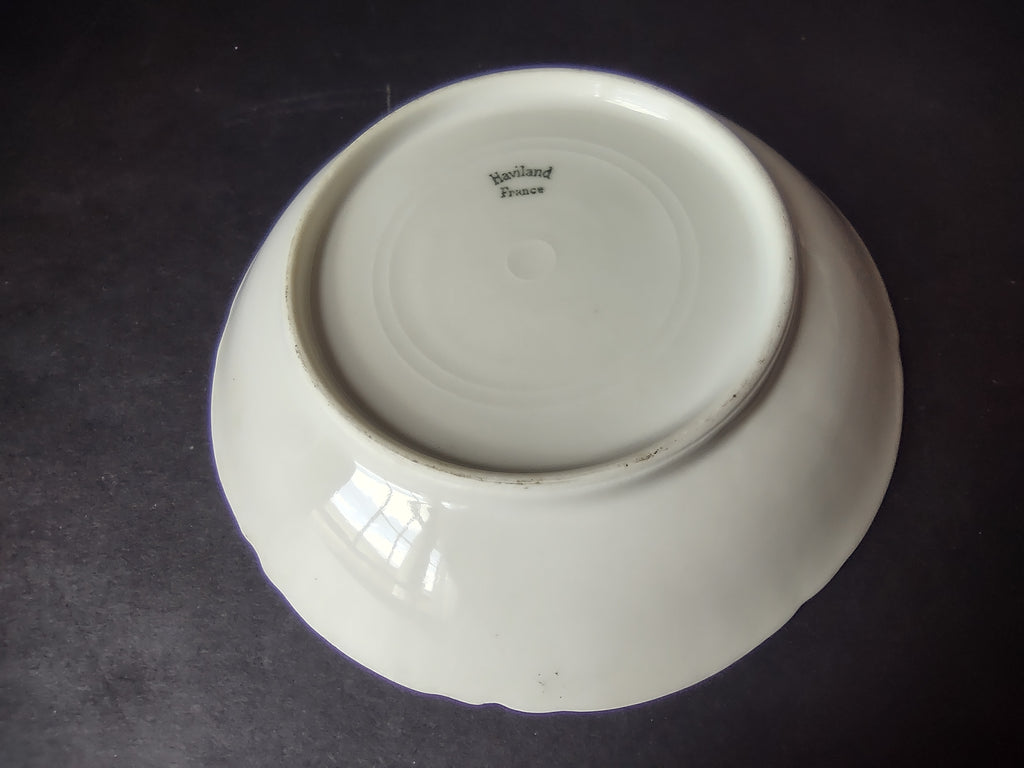 Haviland France Limoges Small Bowl Coupe Plate 5-1/2" Plain White (lot 1028)