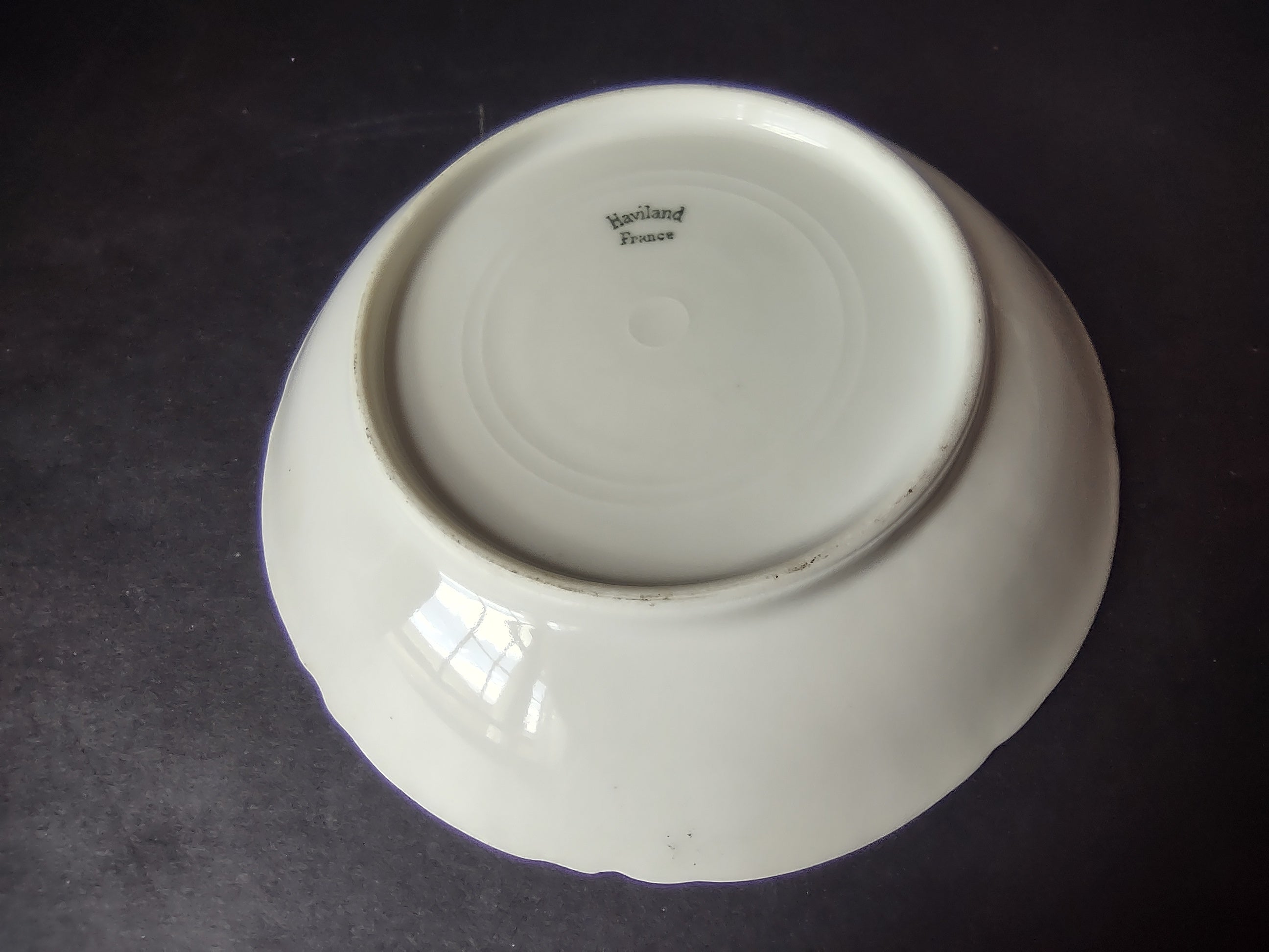 Haviland France Limoges Small Bowl Coupe Plate 5-1/2" Plain White (lot 1028)