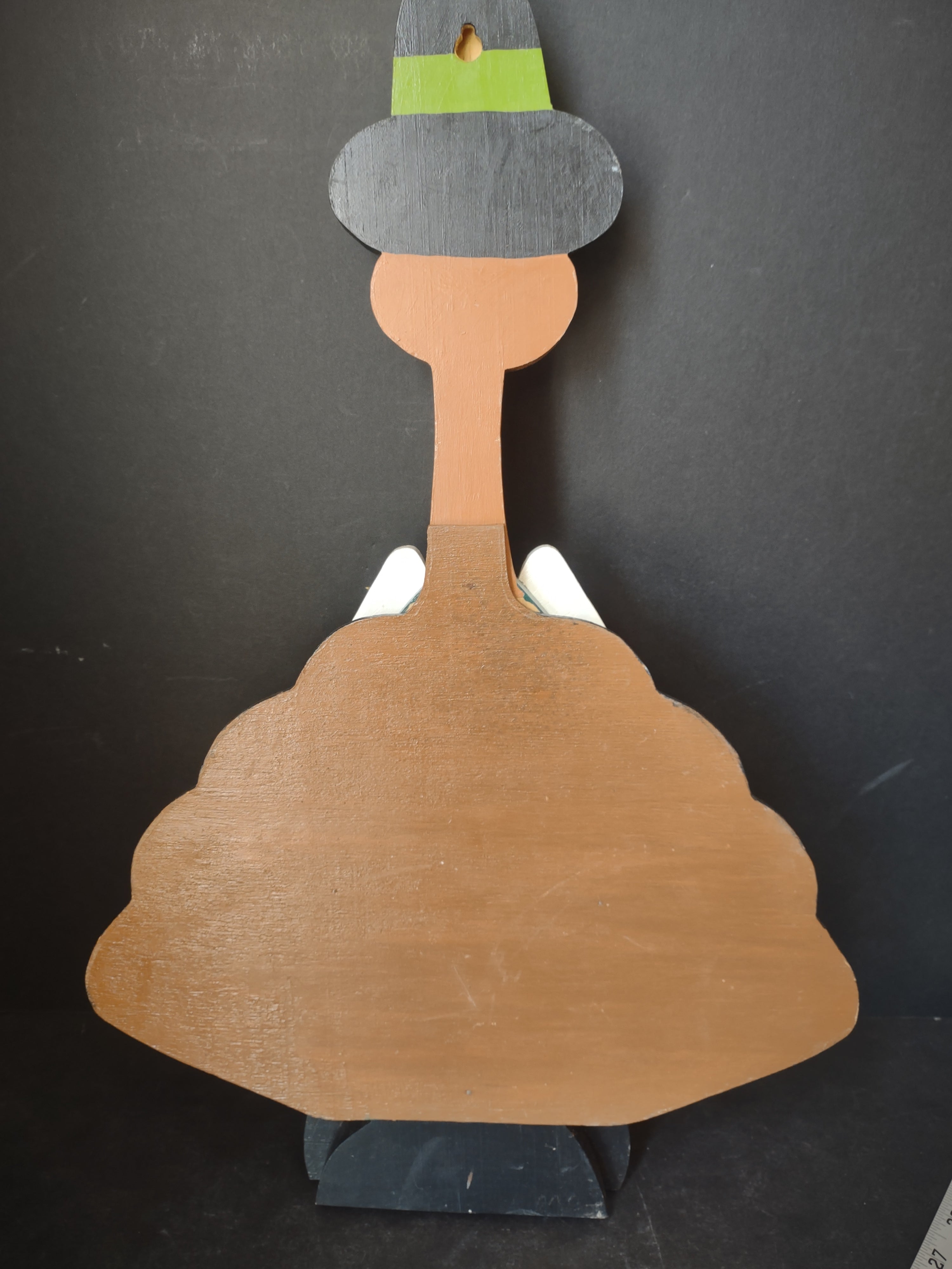 Thanksgiving Handmade Wooden Turkey Wall Hanging (Lot 3421)