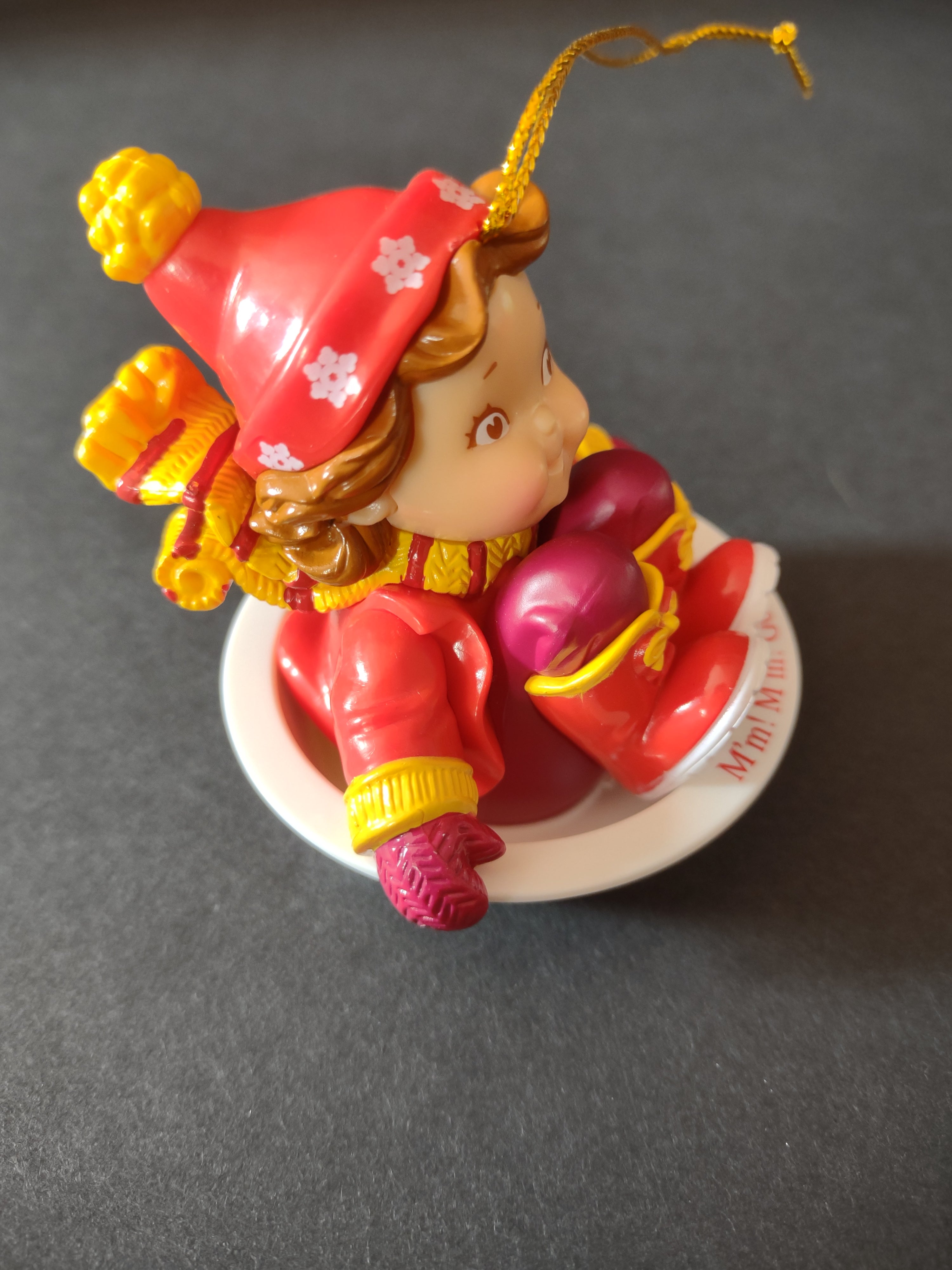 Vintage Christmas Campbells Kid Souper Sled Ornament (Lot 4721)