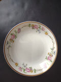 Vintage GDA Limoges Gold Coupe Cranberry Bowl 5" French Chick Cottage (lot 692)