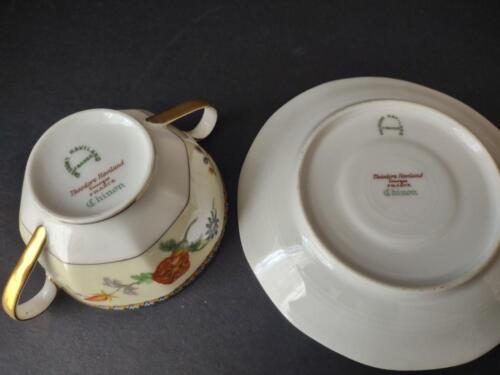Haviland Limoges Chinon Bouillon Cup & Saucer ( lot 779)