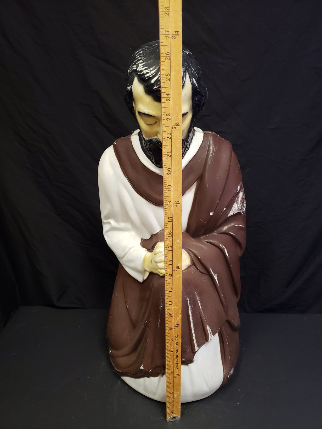 Vintage Christmas Outdoor Brown Joseph Blow Mold 27" (lot 2258)