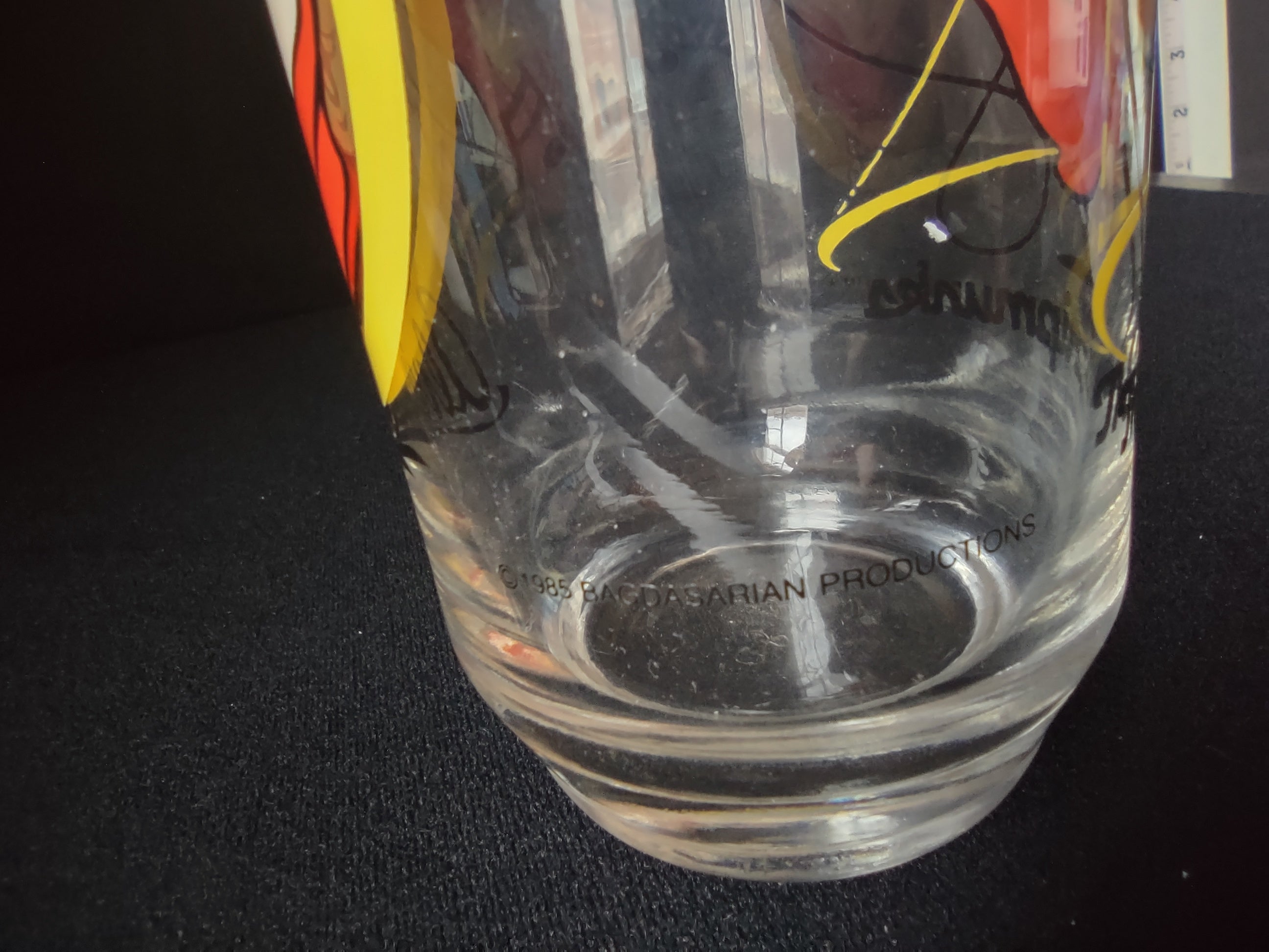 1985 Alvin and the Chipmunks "Alvin" Vintage Drinking Glass (lot1536)