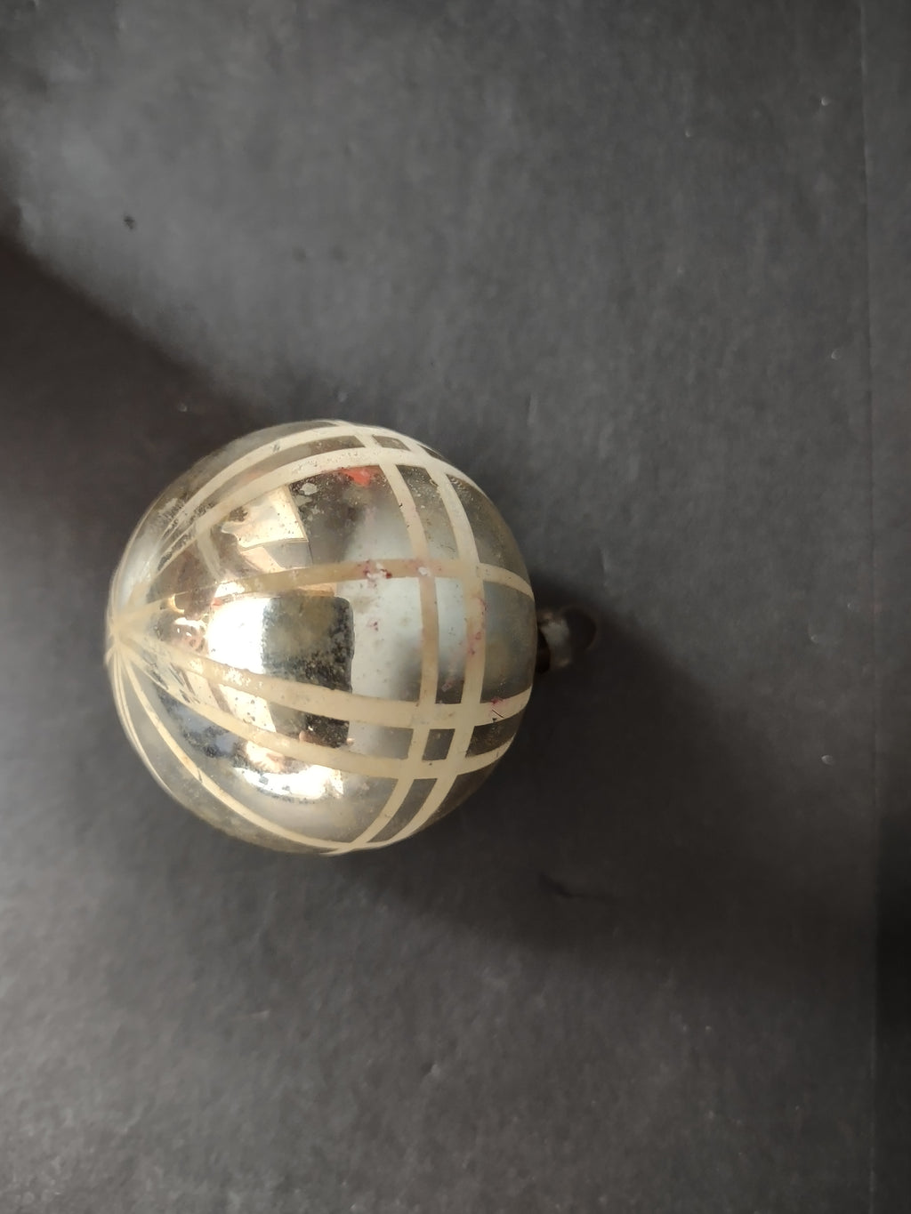 Vintage Christmas Ornament Bulb Shiny Brite 1-3/4" IMPERFECT (lot 3460)