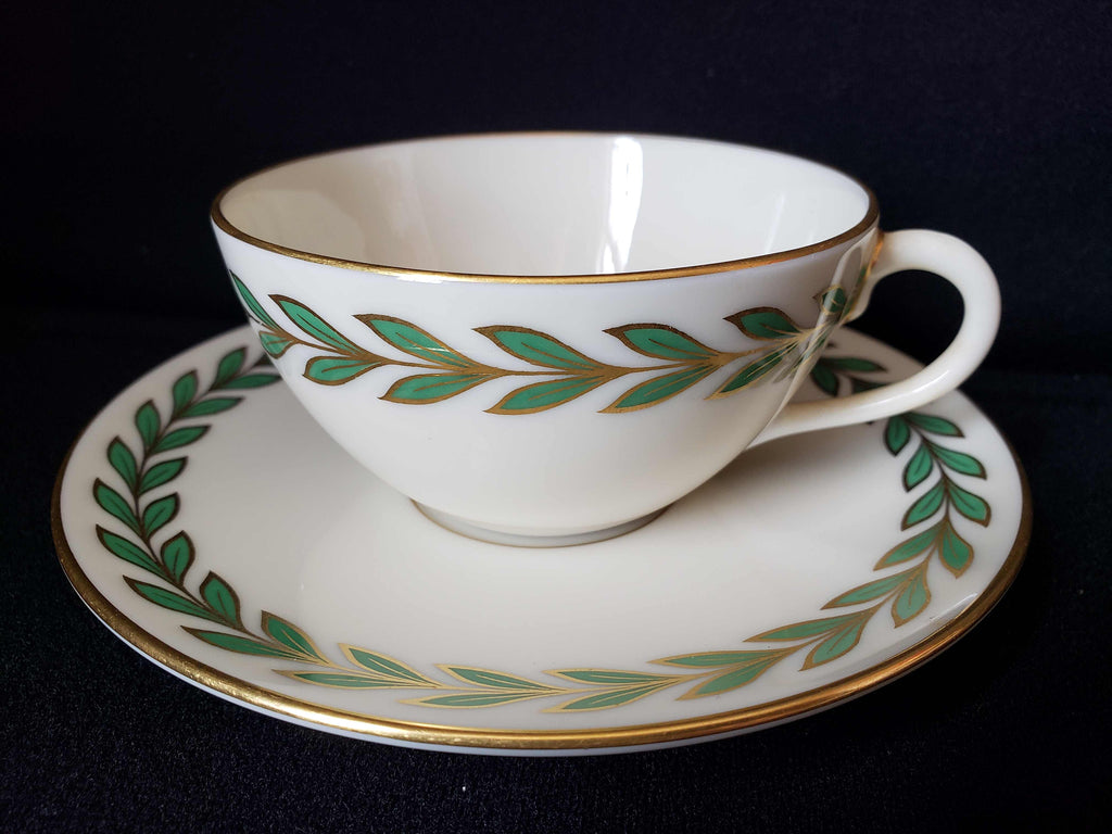 Vintage Lenox Athenia X-421 Tea Cup with Saucer (lot 1928)