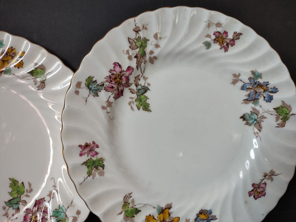 Vintage Minton England Bone Vermont Lunch Salad Plate x 3 IMPERFECT (lot 5461)