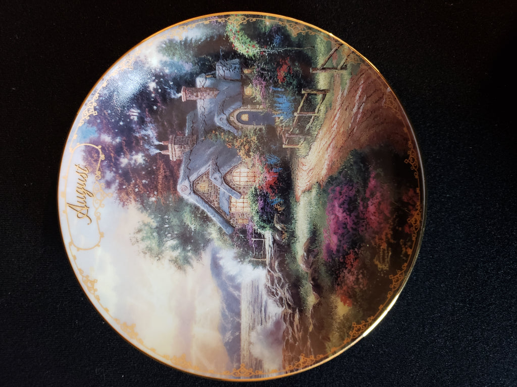 Thomas Kinkade Plate Simpler Times Bradford Exchange