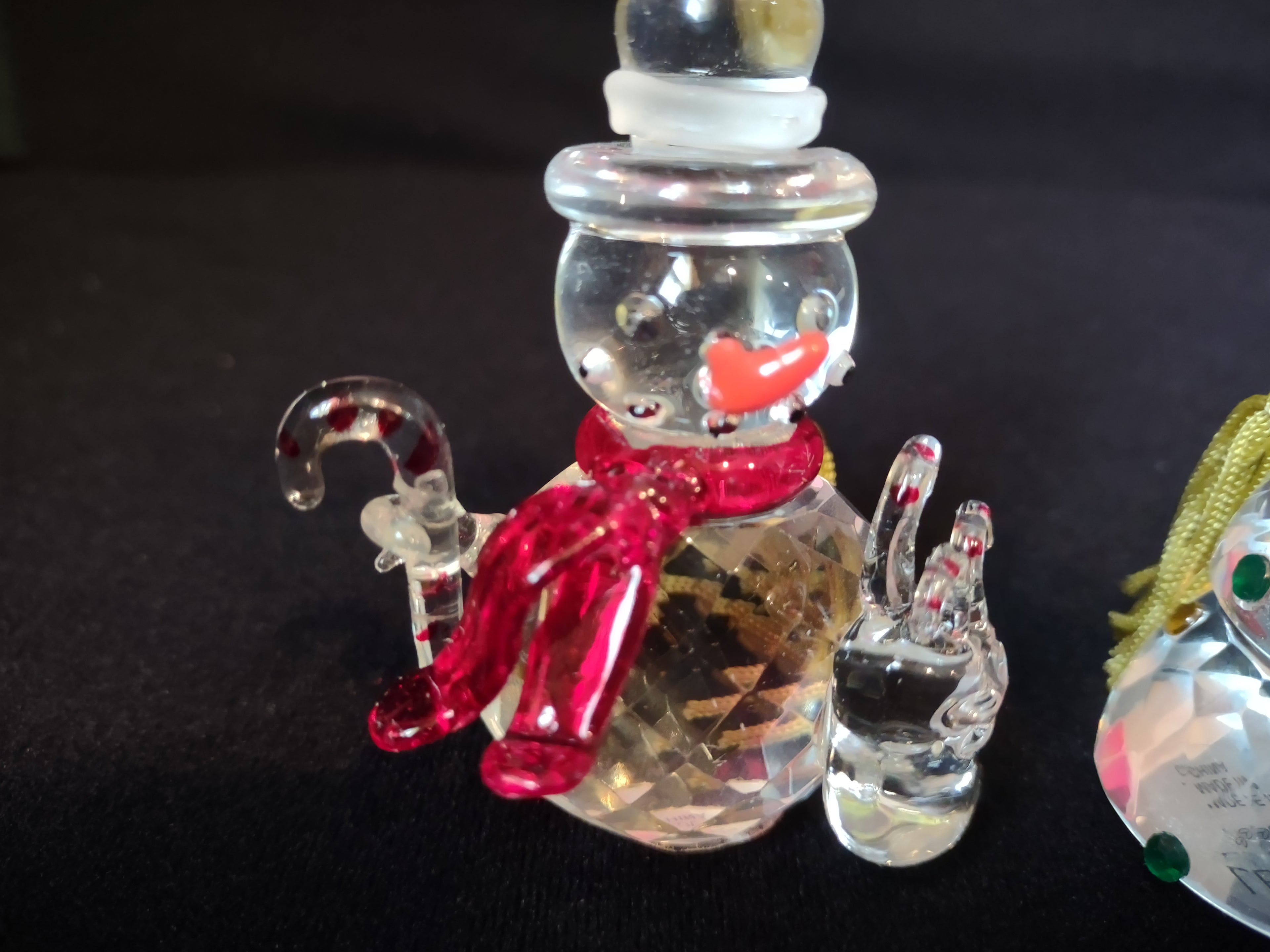 Lenox Christmas Cheer Crystalline Ornaments Set of 3 (lot 1632)