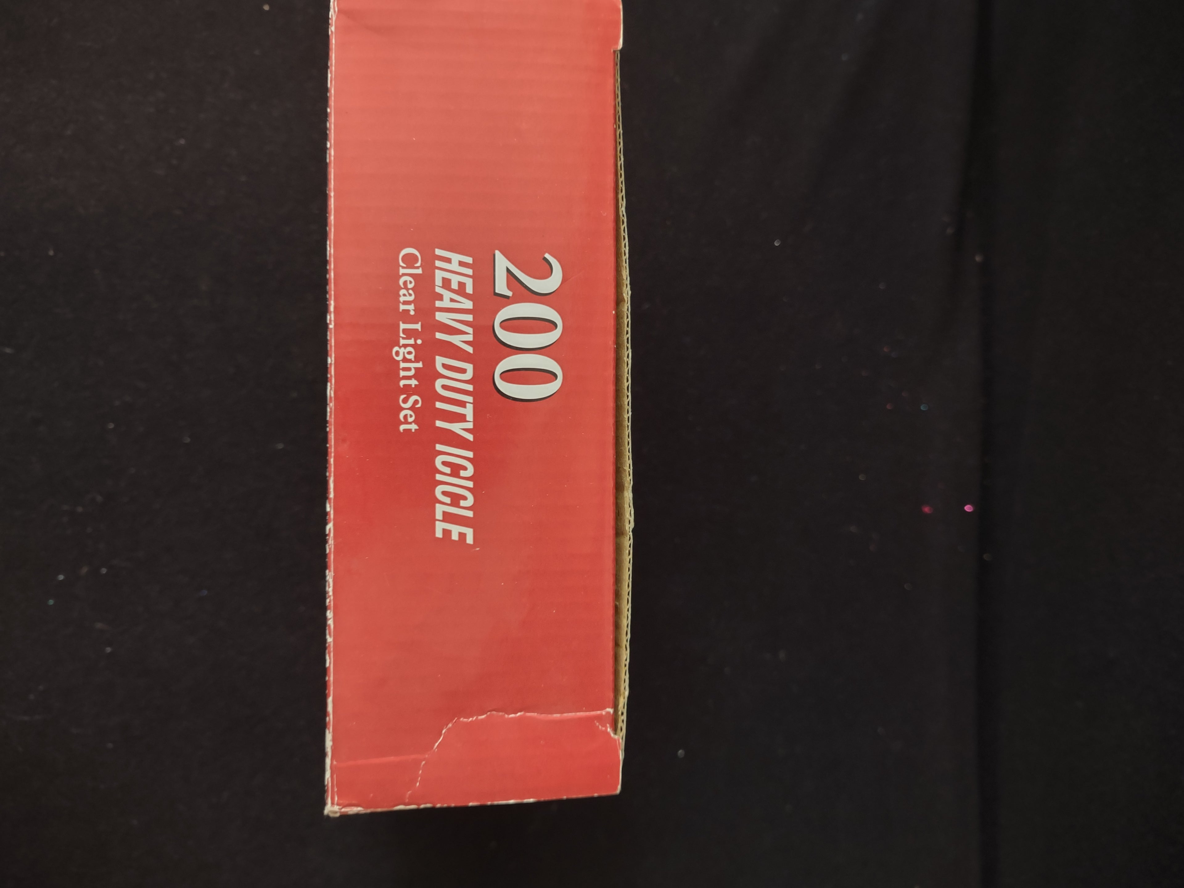 Vintage Christmas Heavy Duty 200 Icicle Clear Light 11.4 Ft x3 Boxes (Lot 4197)