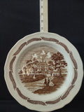 Vintage J&G Meakin "Colonial" English Ironstone Hand Engraved 10" Plate (Lot 3313)