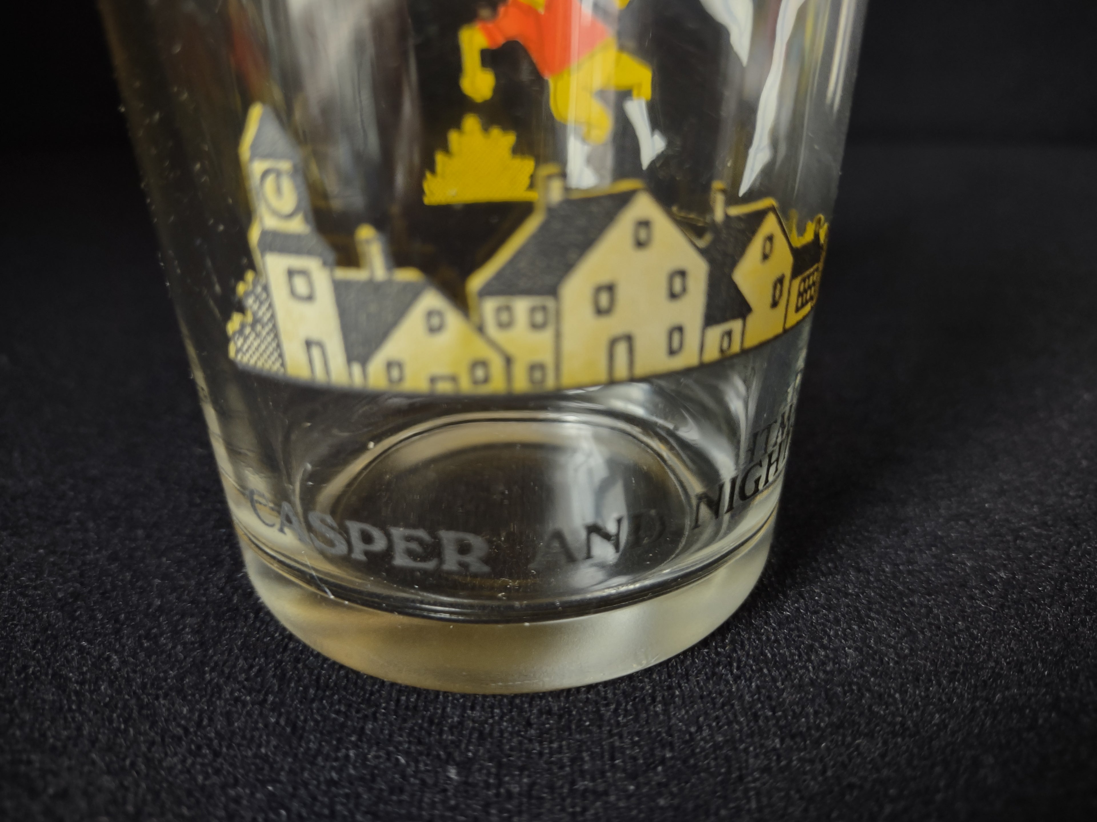Drinking Glass Casper and Nightmare's Midnight Ride Arbys (lot 1540)