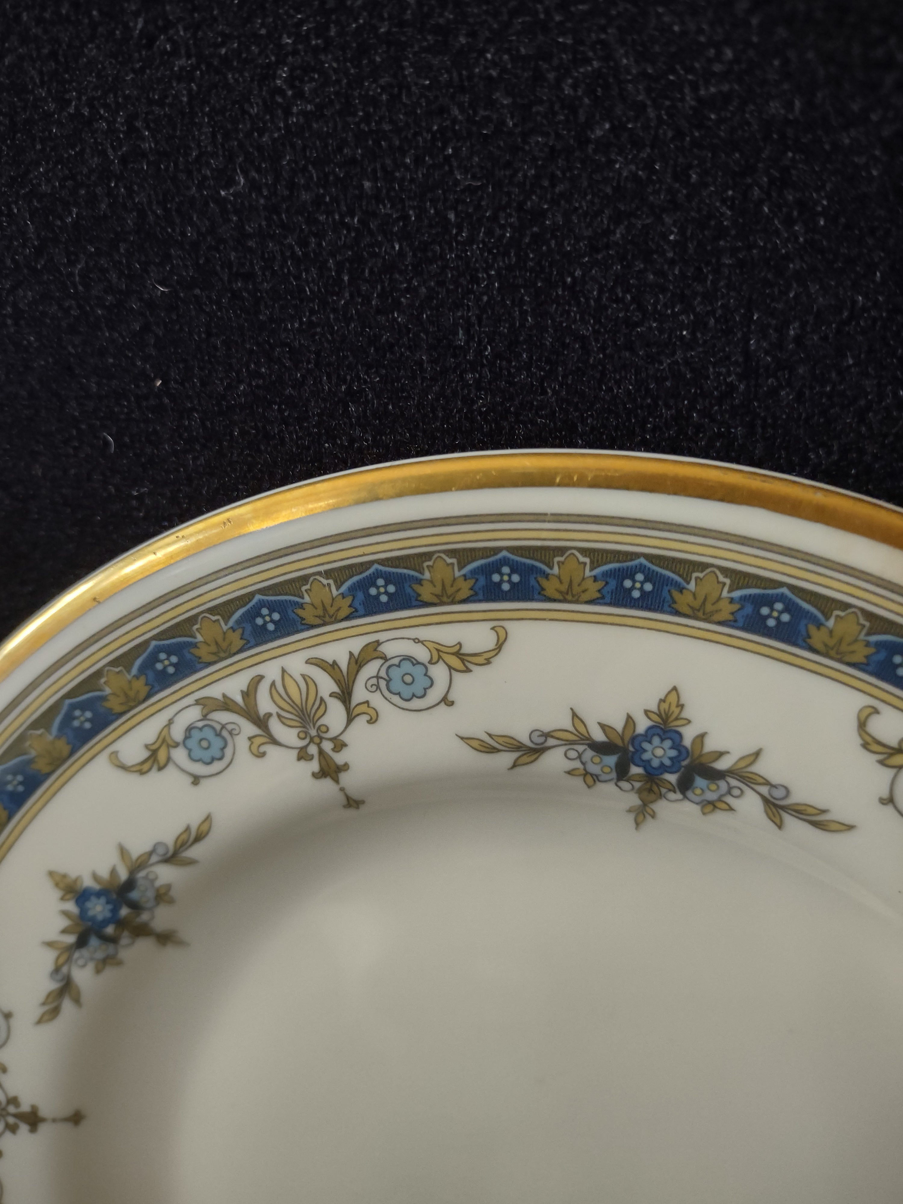 Vintage Minton Grasmere 6.5" Bread Butter Plate Bone China x 2(lot 5487)