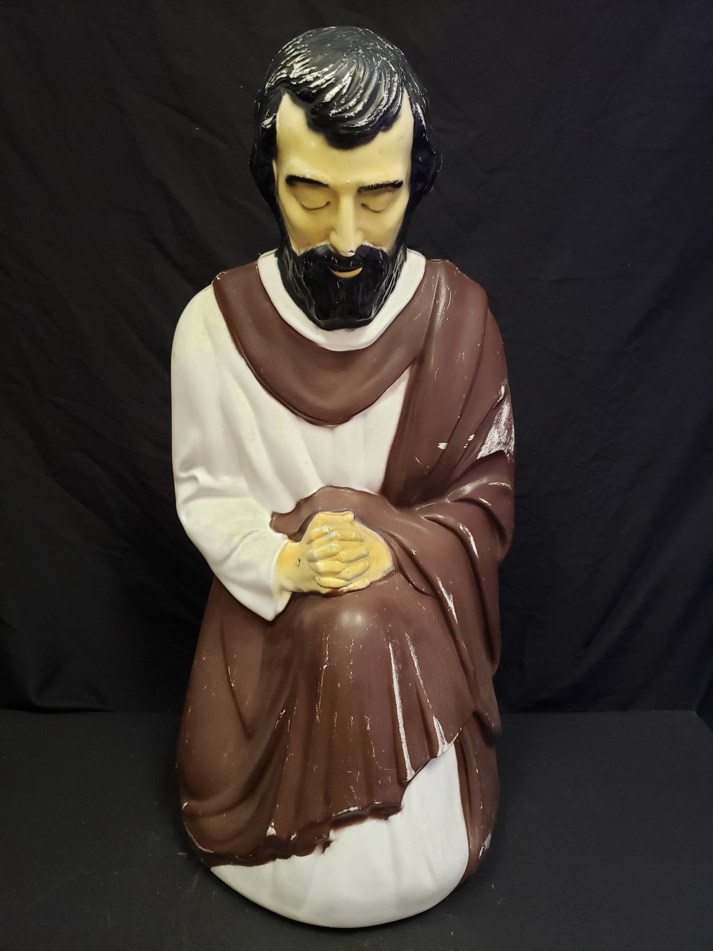 Vintage Christmas Outdoor Brown Joseph Blow Mold 27" (lot 2258)