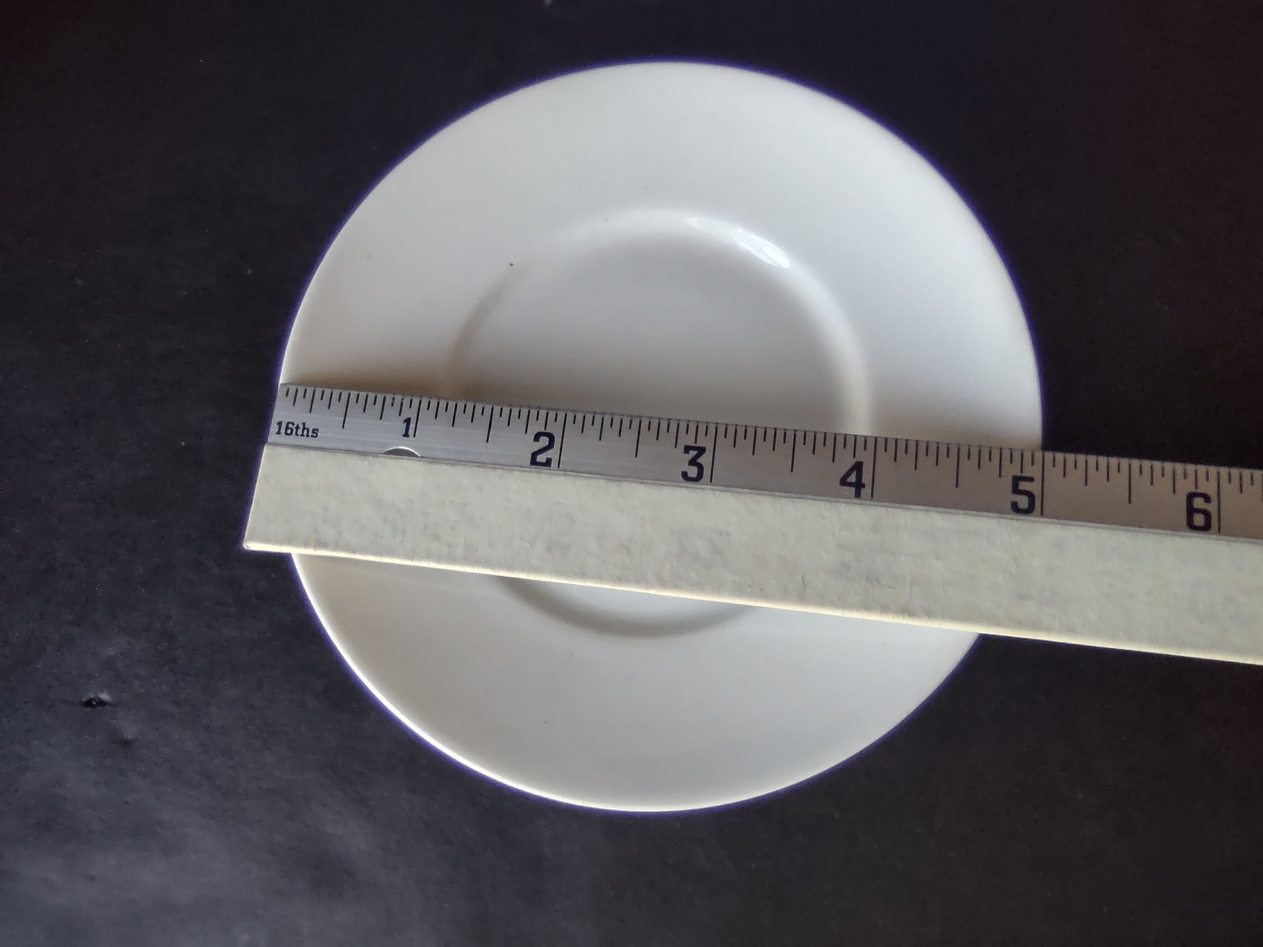 PL French Chic Limoges Small Plate Plain White (lot 1049)