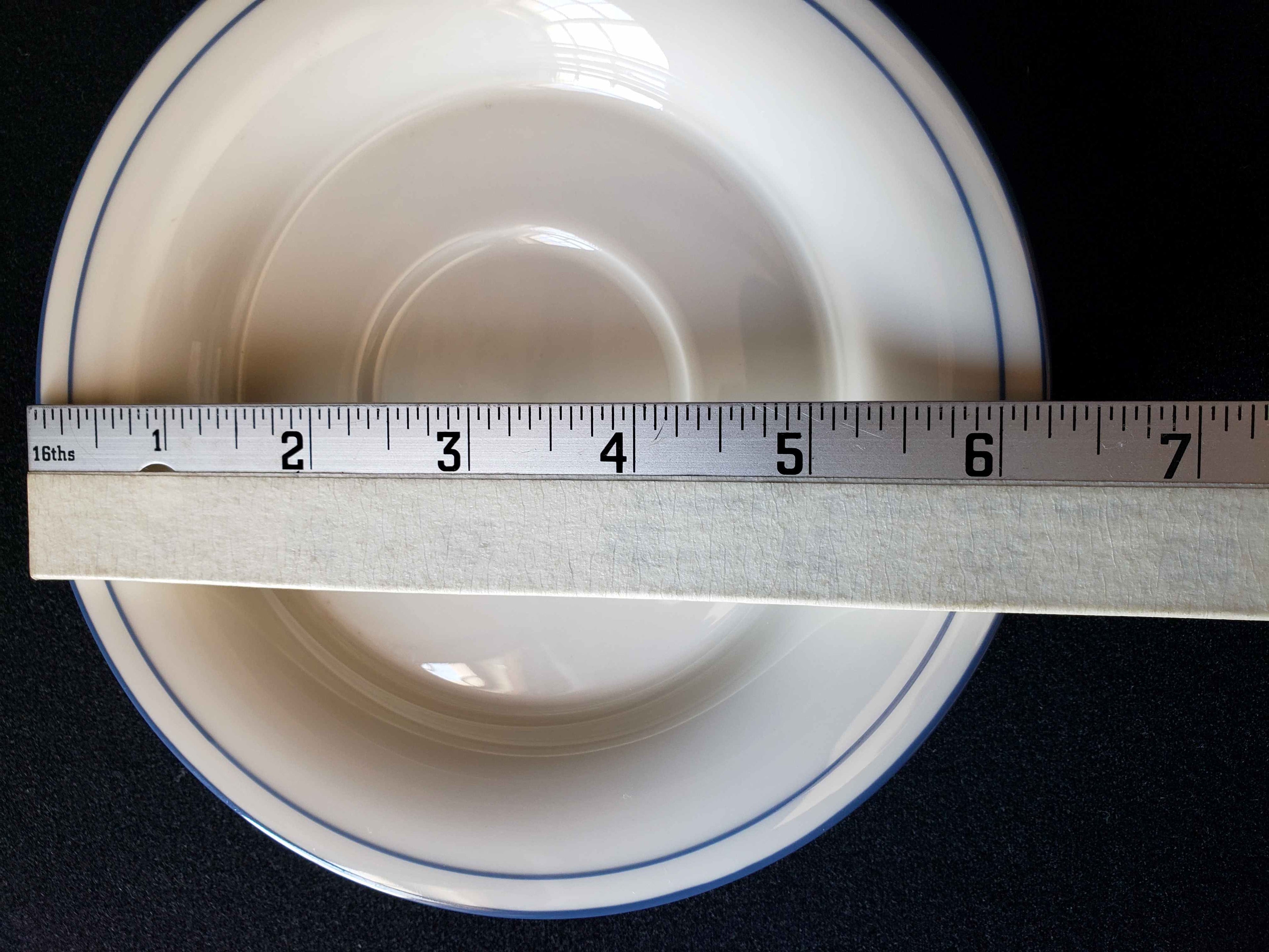 Vintage Lenox Chinastone Blue Pattern Saucer ONLY (lot 1917)