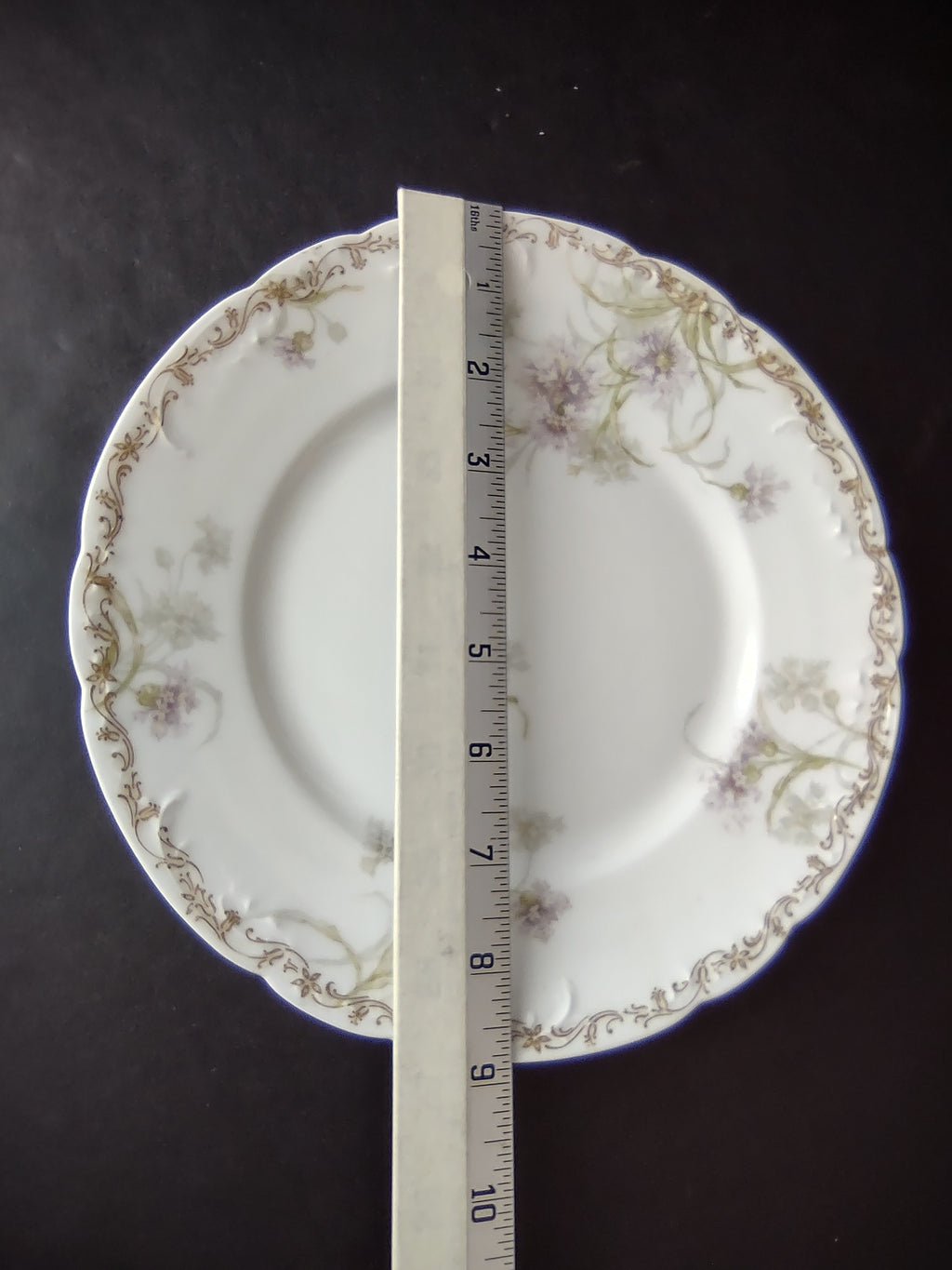 Haviland Limoges Dinner Plate Cornflower French Chic (lot 992)