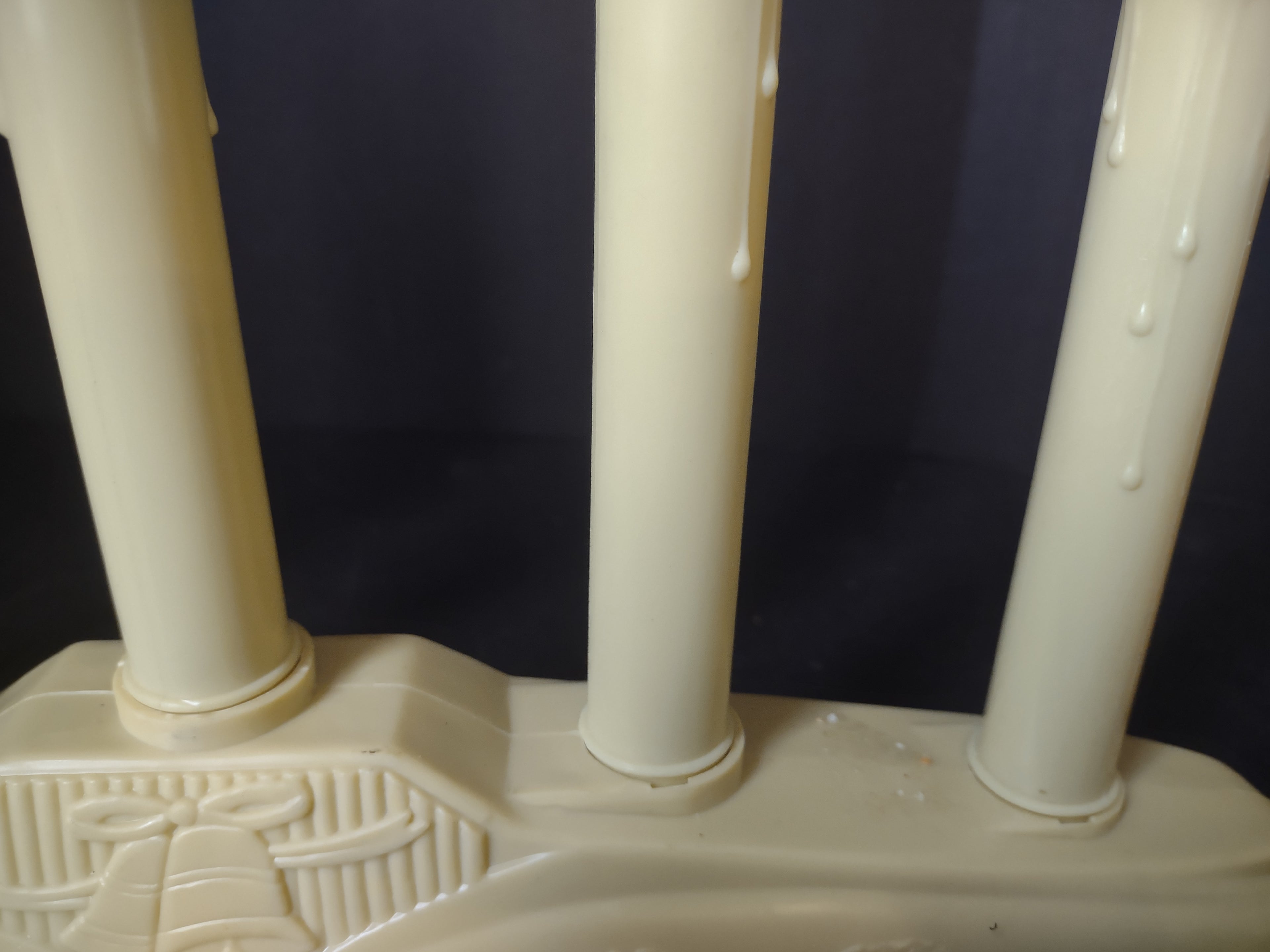 Set 2 Christmas Window 5 Candle Drip Candle Bell Candelabra Candolier (lot 2301)