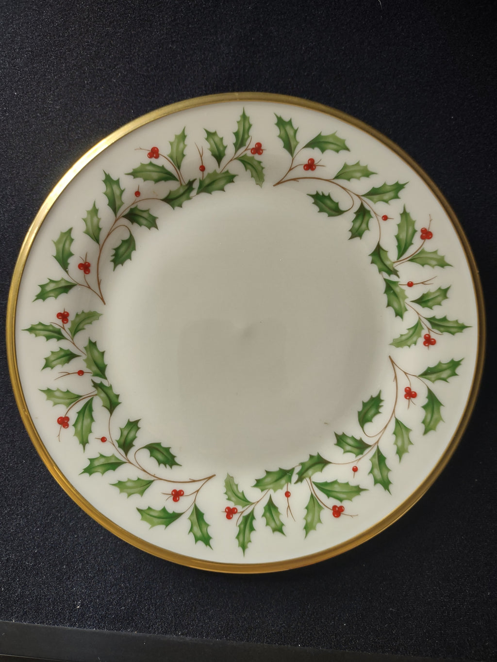 Vintage Lenox Holiday Salad or Luncheon Plate 8-1/8" (lot 1870)