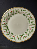 Vintage Lenox Holiday Salad or Luncheon Plate 8-1/8" (lot 1870)