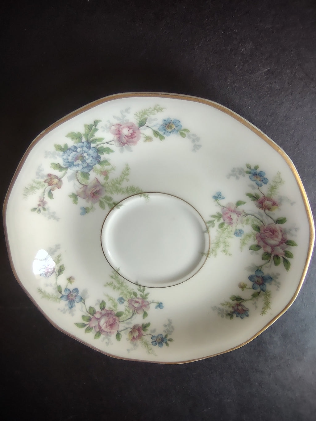 Haviland Limoges Fleurette Saucer ONLY Floral (lot 810)