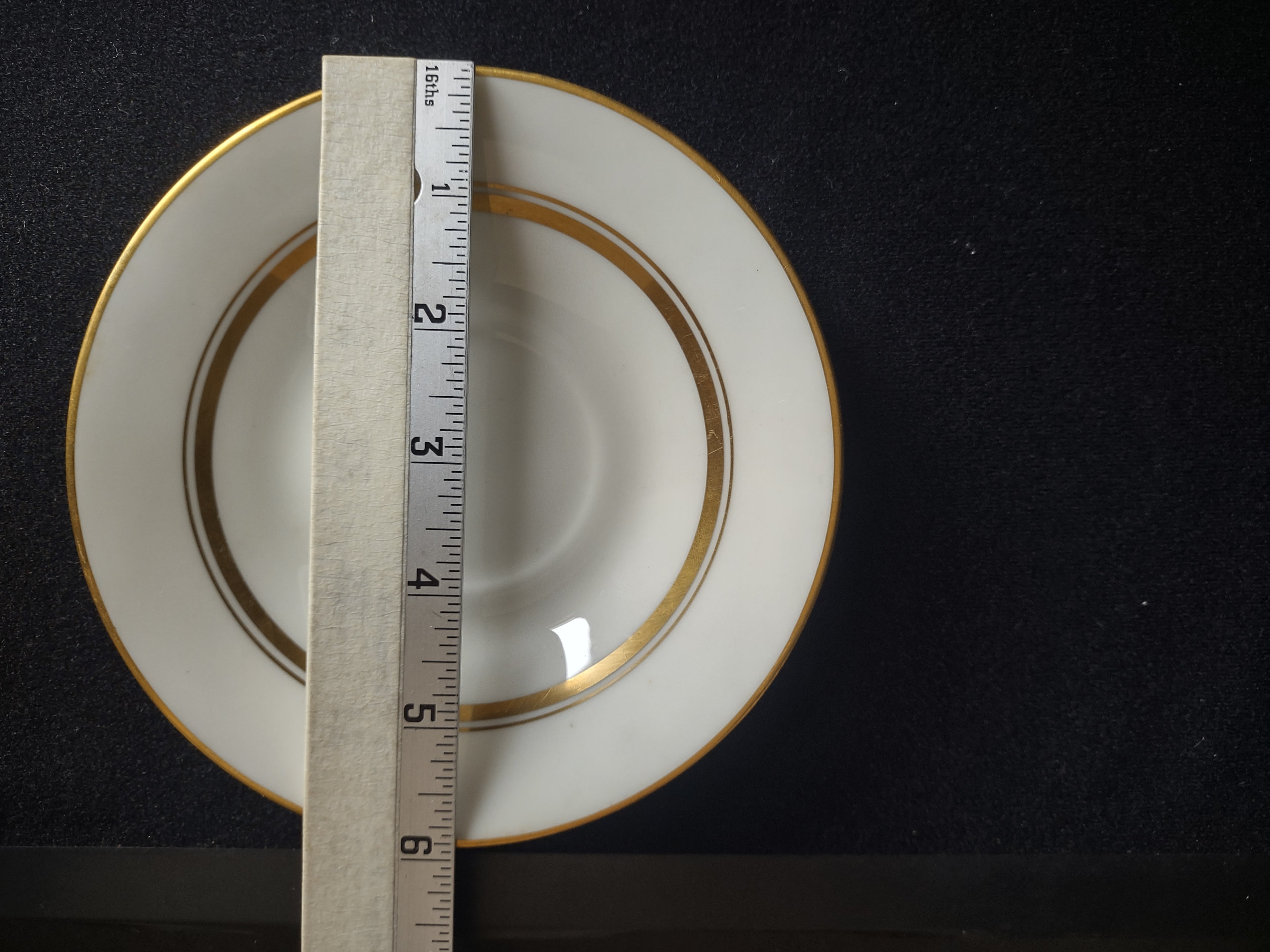 Vintage Lenox Oxford Andover Bone China Saucer ONLY (lot 1880)