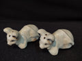 Vintage Japan Ceramic Salt and Pepper Shaker Mouse Mice Really Small (lot 5369)