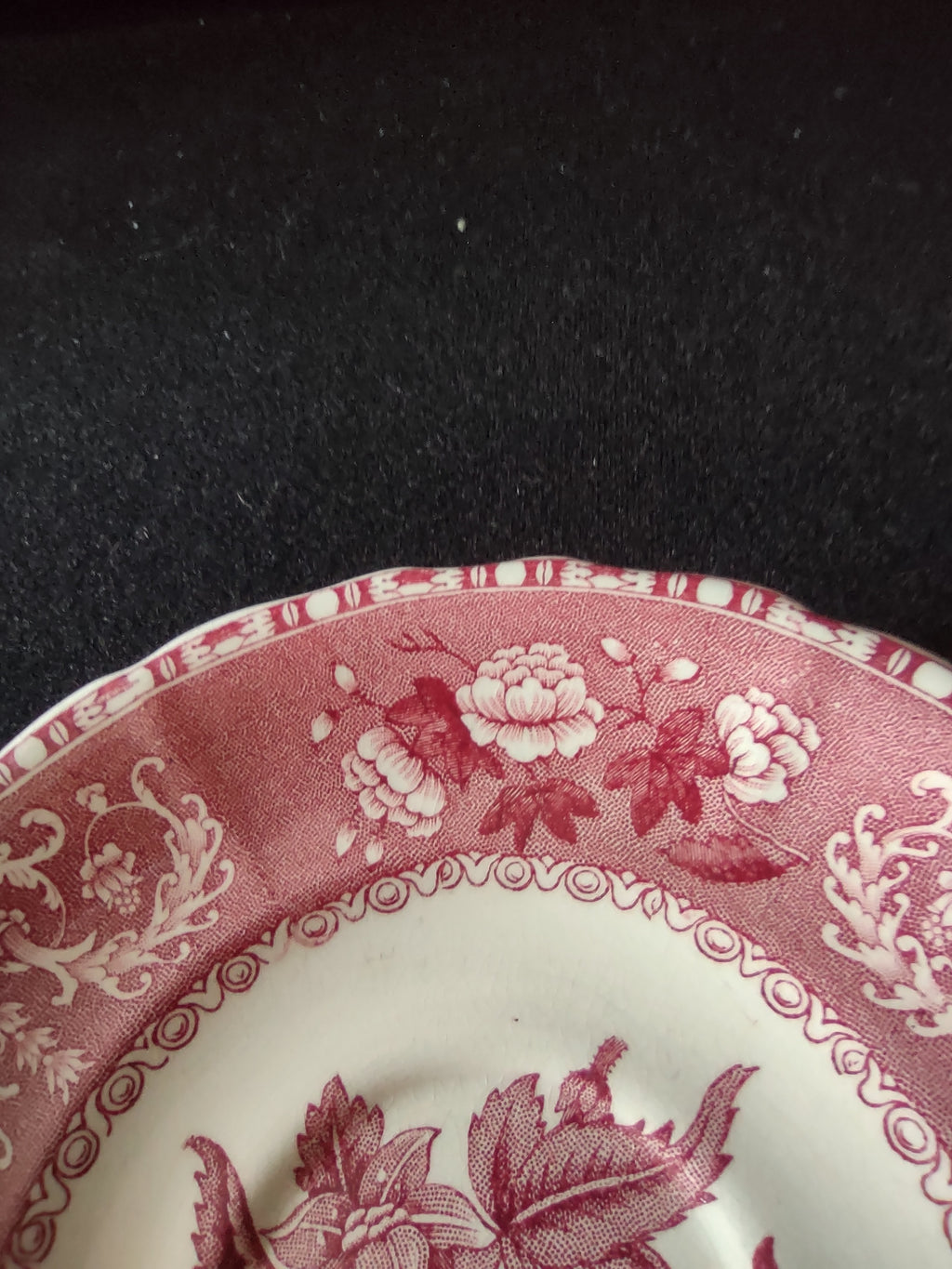 Vintage Spode Saucer Camilla Ironstone Set Of 2 IMPERFECT (Lot 5794)