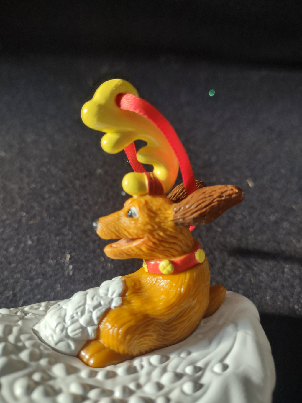 Vintage Wendy Kid's Meal Toy Grinch Max Reindeer Antler Sled Seuss X3 (Lot 4521)