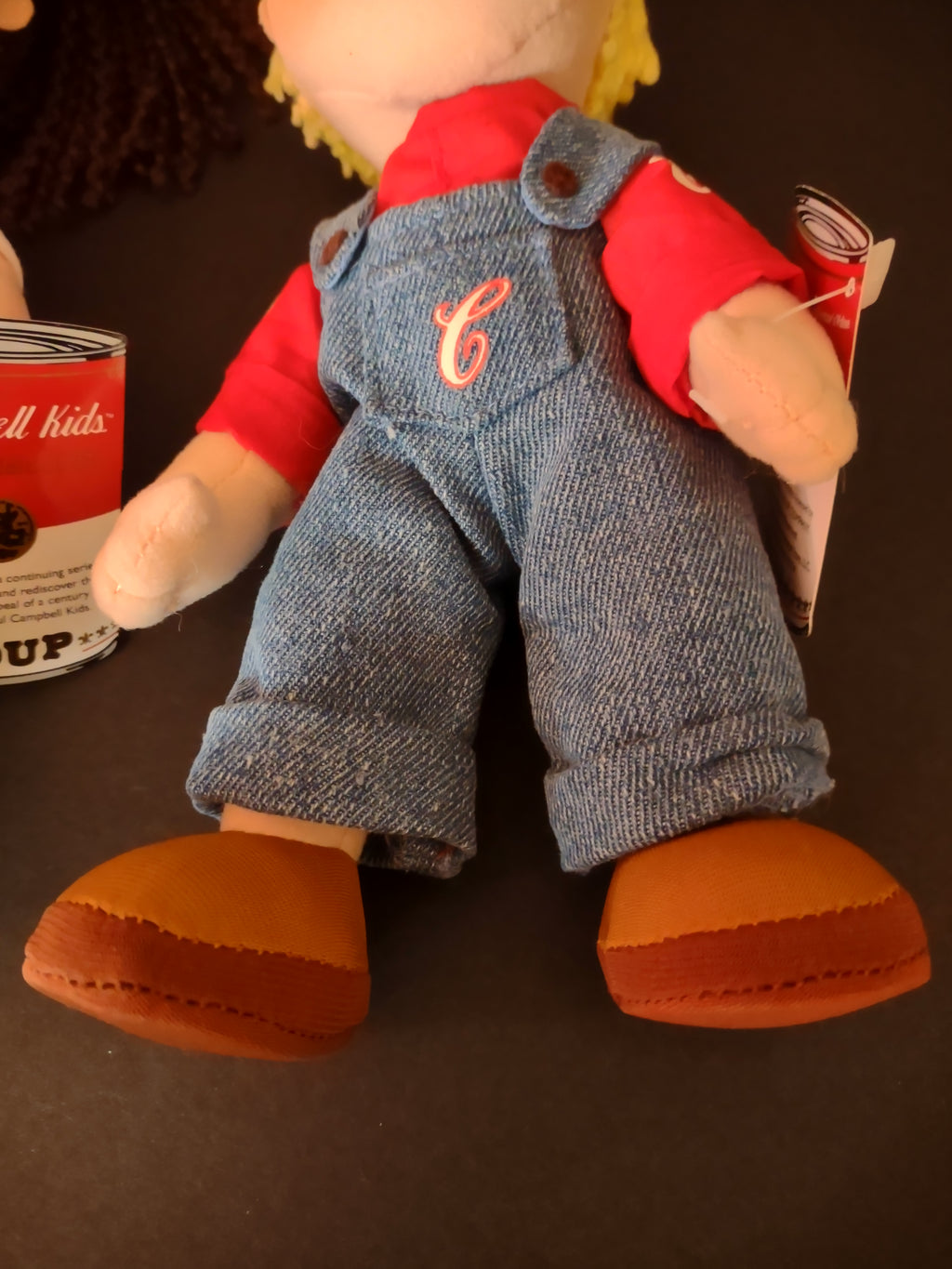 Vintage 2004 Campbells Anniversary Plush Dolls Boy Girl Collectible (Lot 4731)