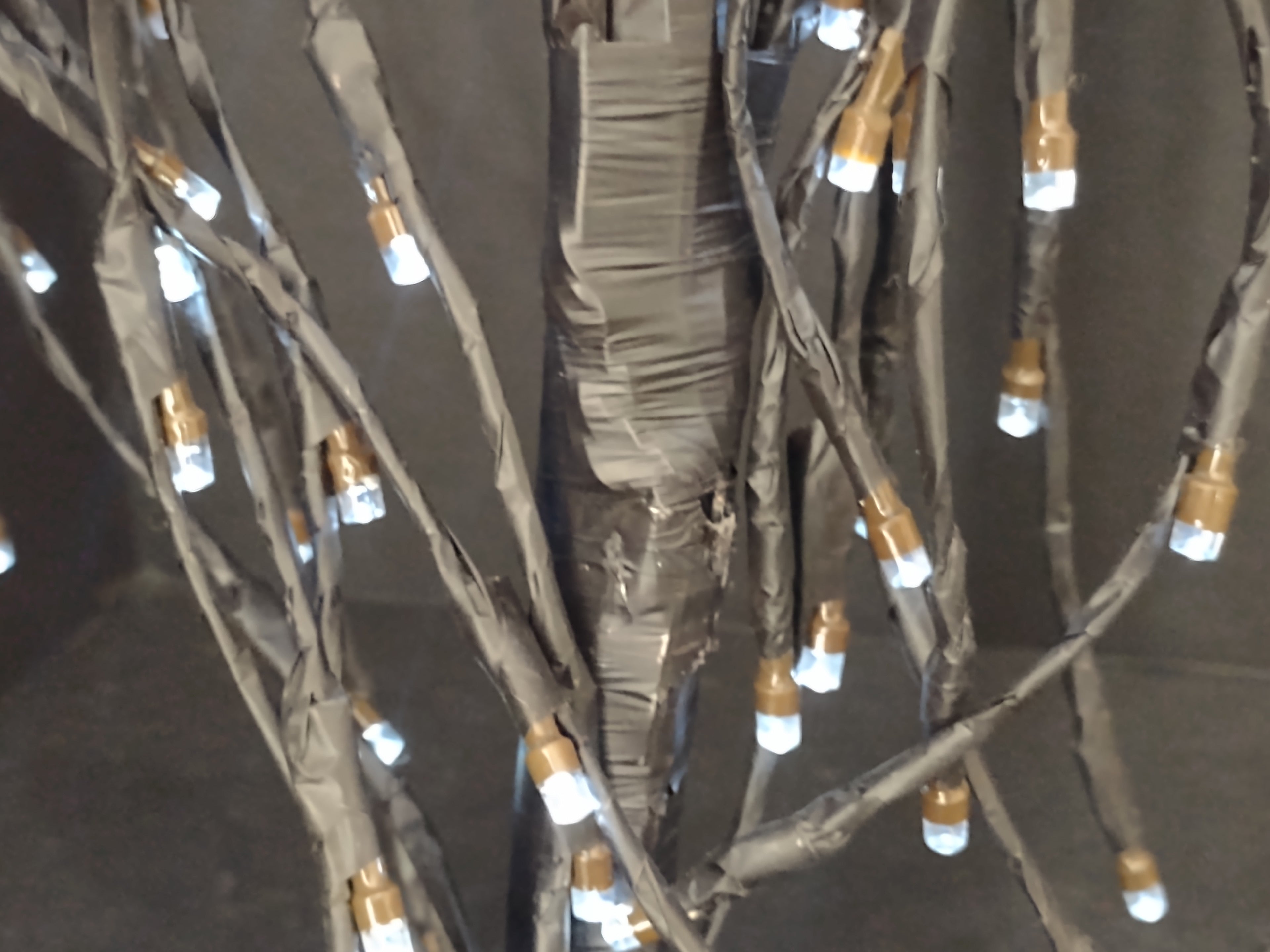 Halloween LED Willow Black Tree Branch ONLY (lot 3176c)