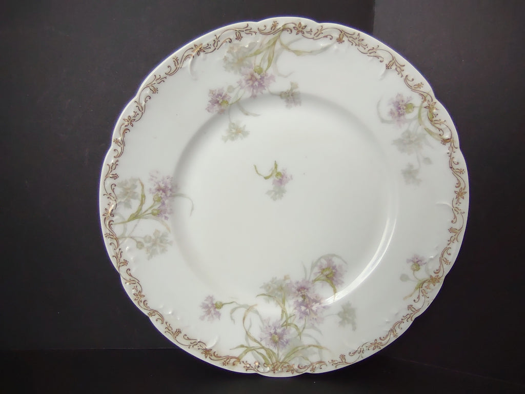 Haviland Limoges Dinner Plate Cornflower French Chic (lot 992)