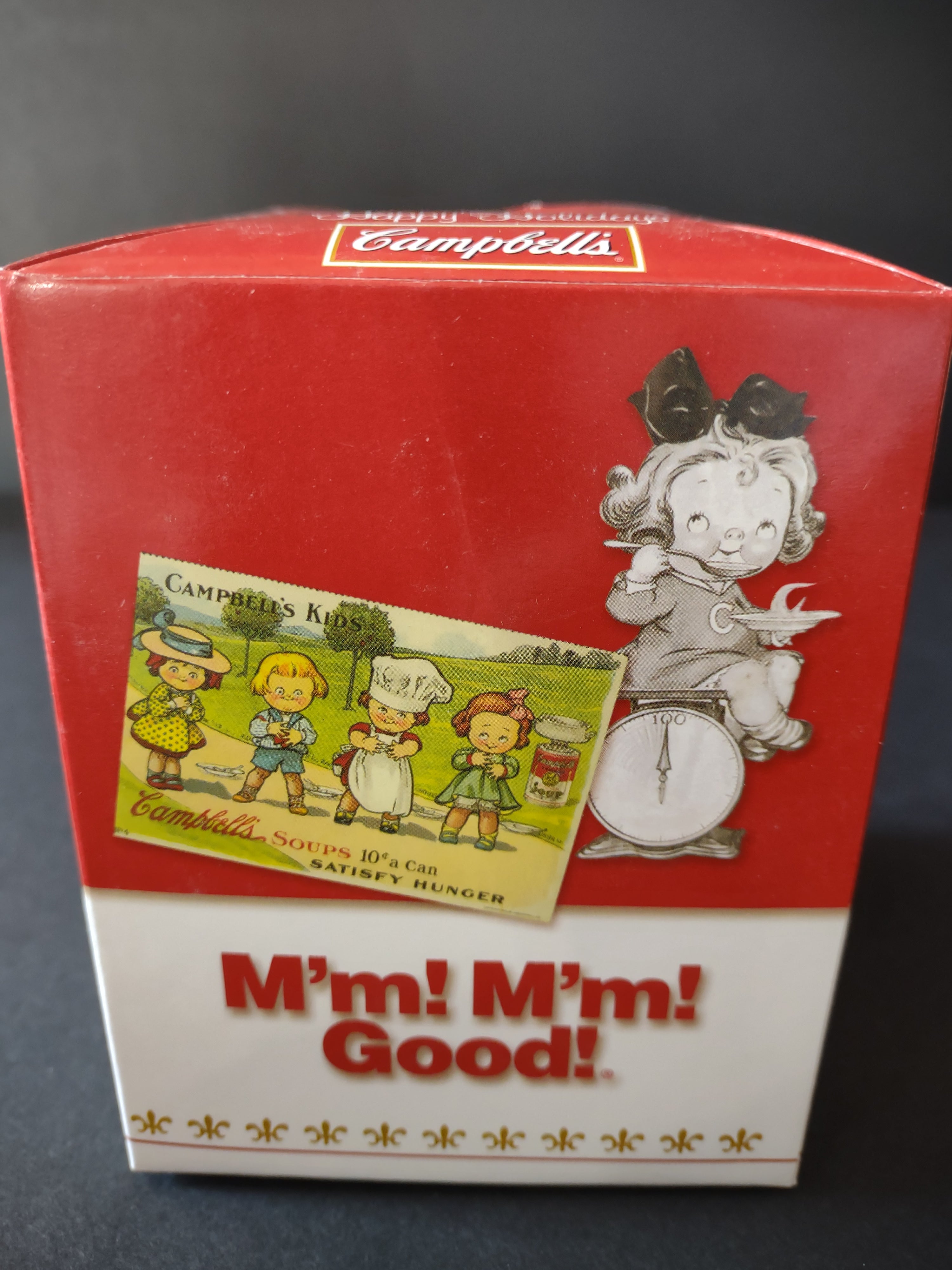Vintage Christmas 2004 White Collector Edition Campbells Ornament (Lot 4693)