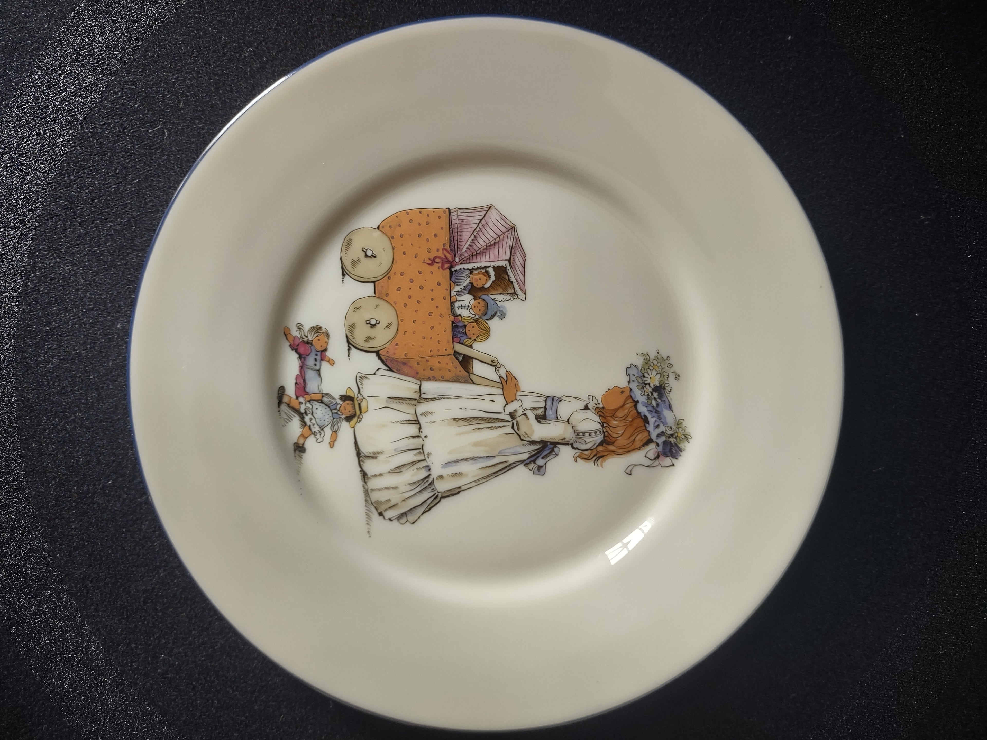 Vintage Lenox Special Dessert or Salad Plate Little Girl (lot 1858)