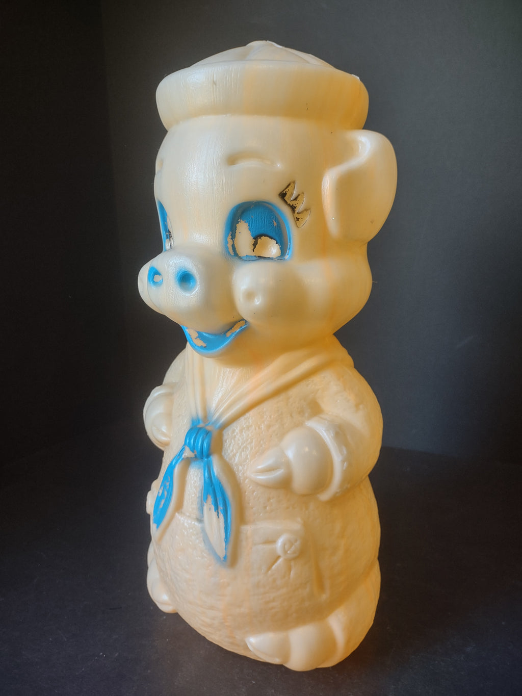 Vintage Blow Mold Piggy Bank Sailor 16" (lot 1466)
