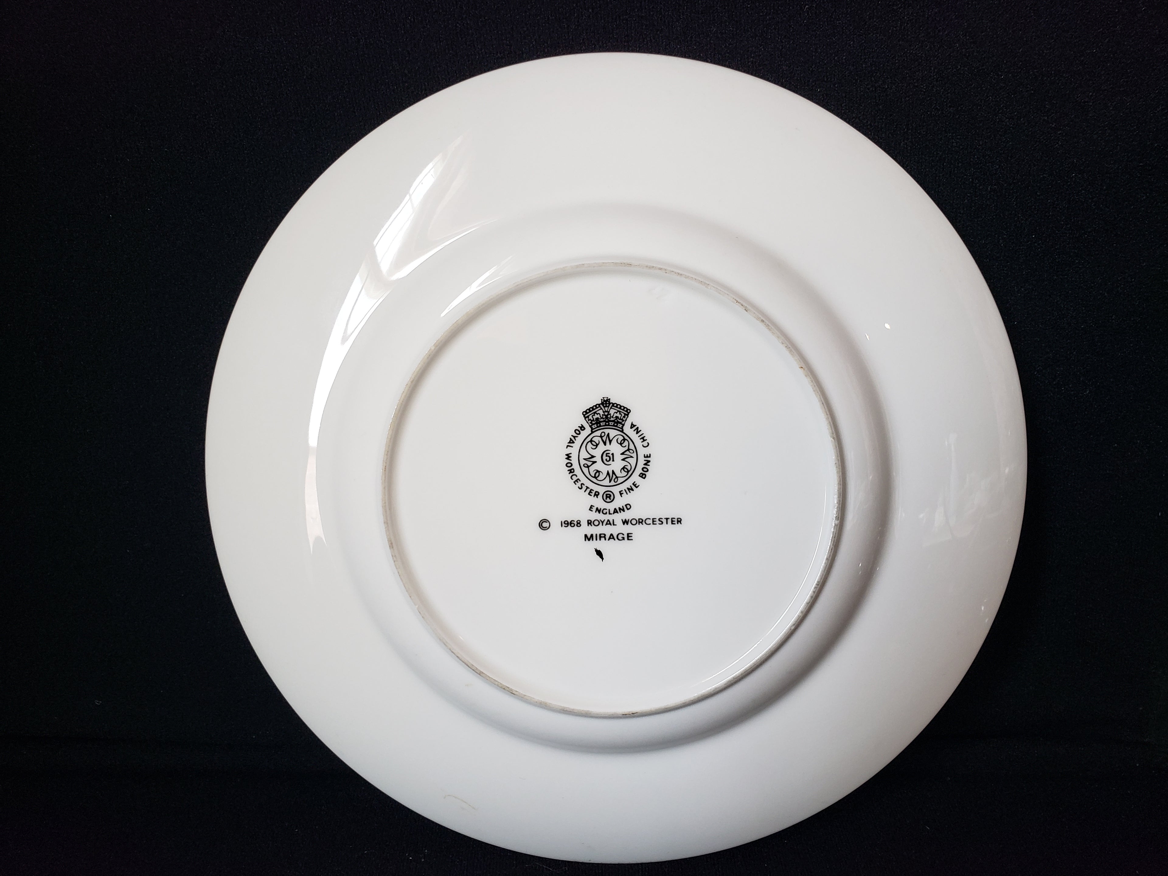 Vintage Royal Worcester Mirage Bread or Dessert Plate 6" (lot 2106)