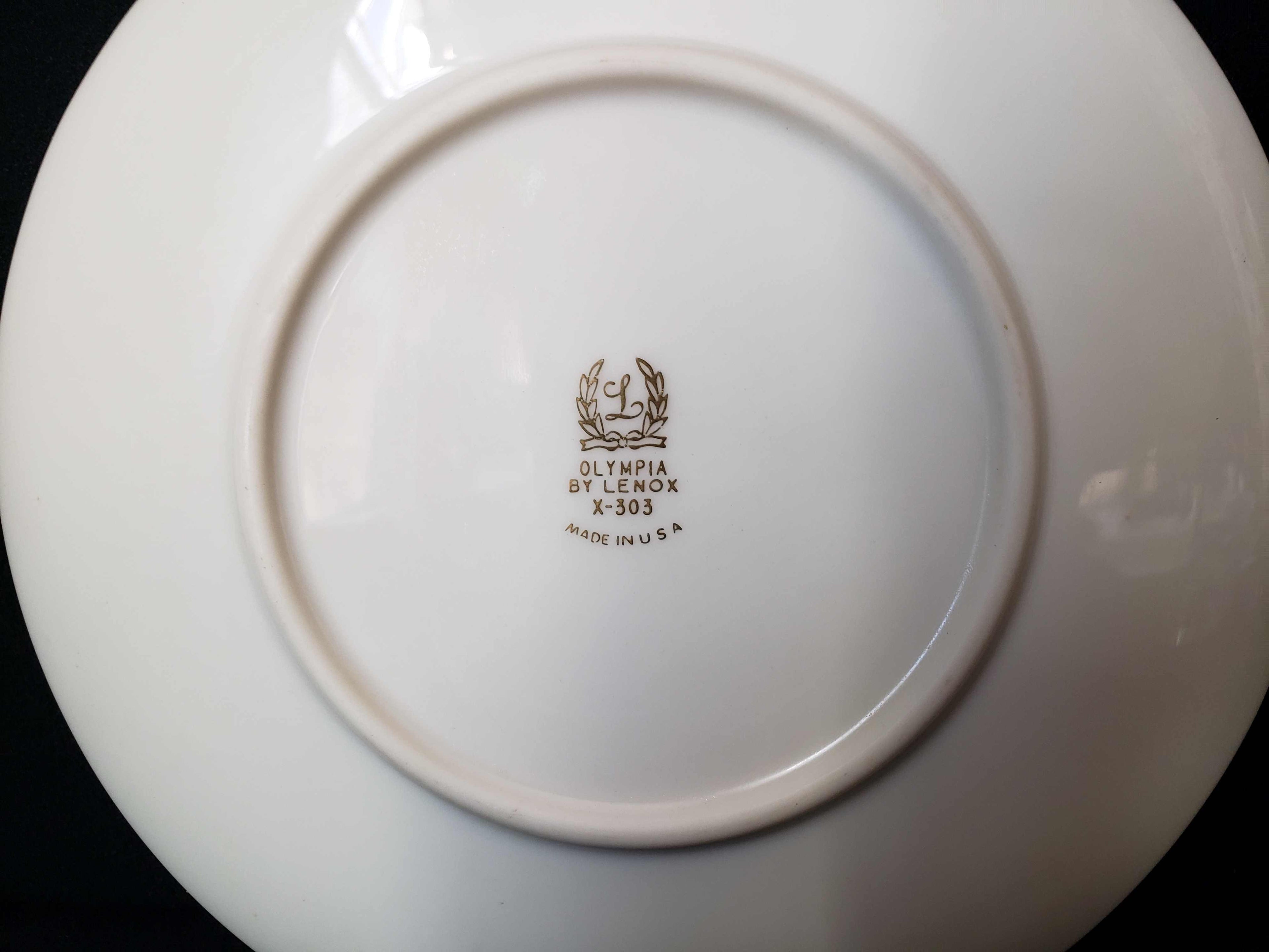Vintage Lenox Olympia X-303 Bread or Dessert plate 6-1/2" (lot 1994)