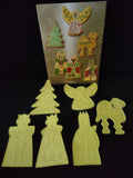 Vintage Land O Lakes Nativity Story Cookie Designs Set Of 10 NO Sheep (Lot 4023)