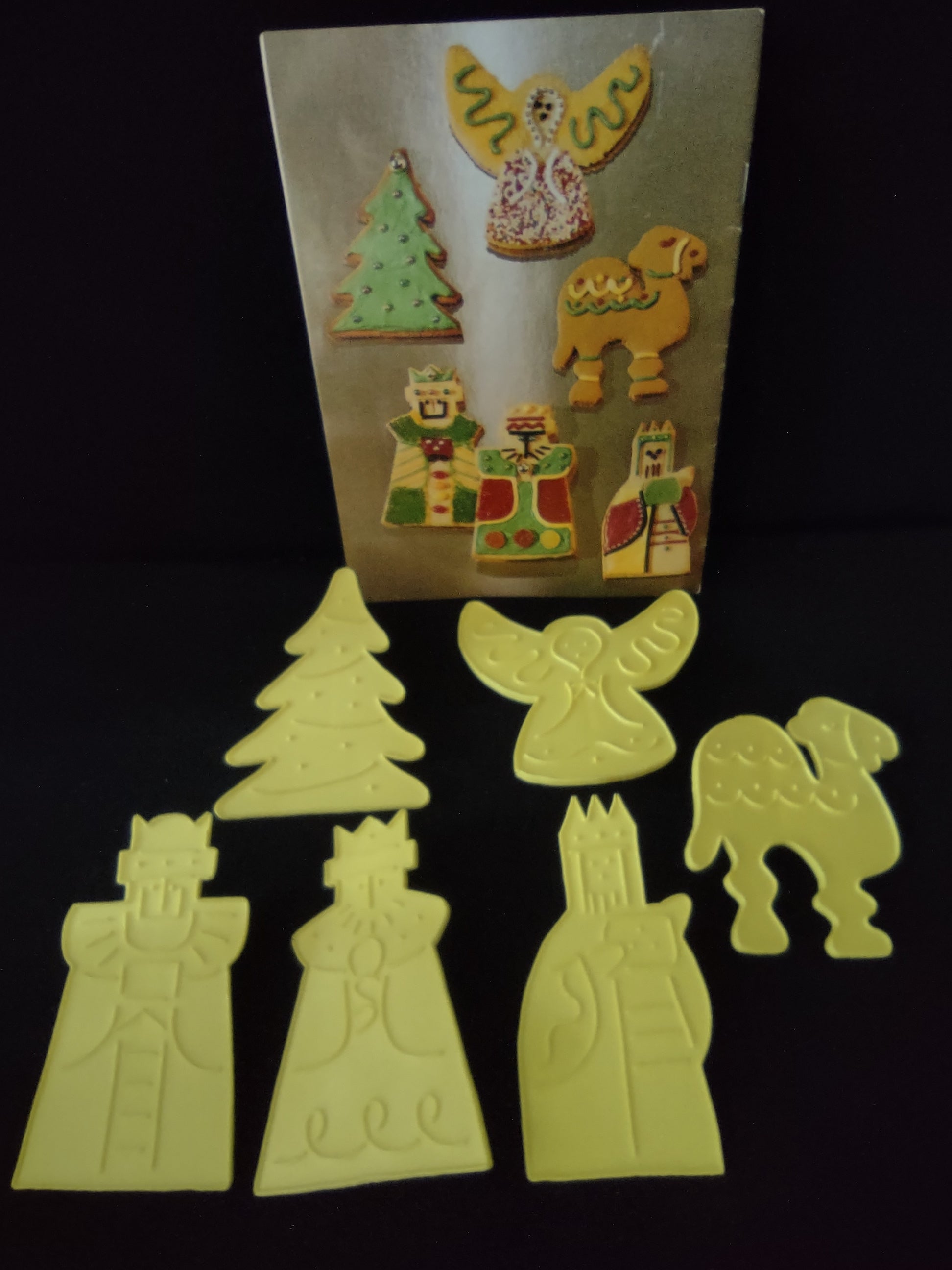 Vintage Land O Lakes Nativity Story Cookie Designs Set Of 10 NO Sheep (Lot 4023)