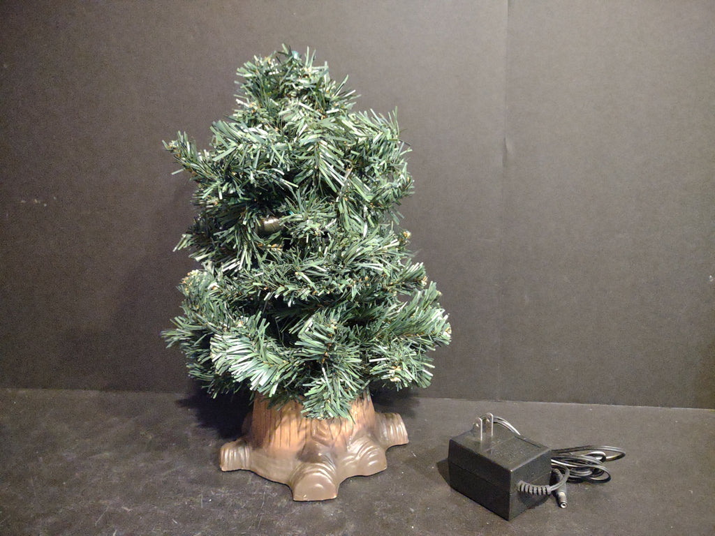 Vintage Douglas Fur Gemmy Talking Tree for PARTS with Adapter (lot 3428)