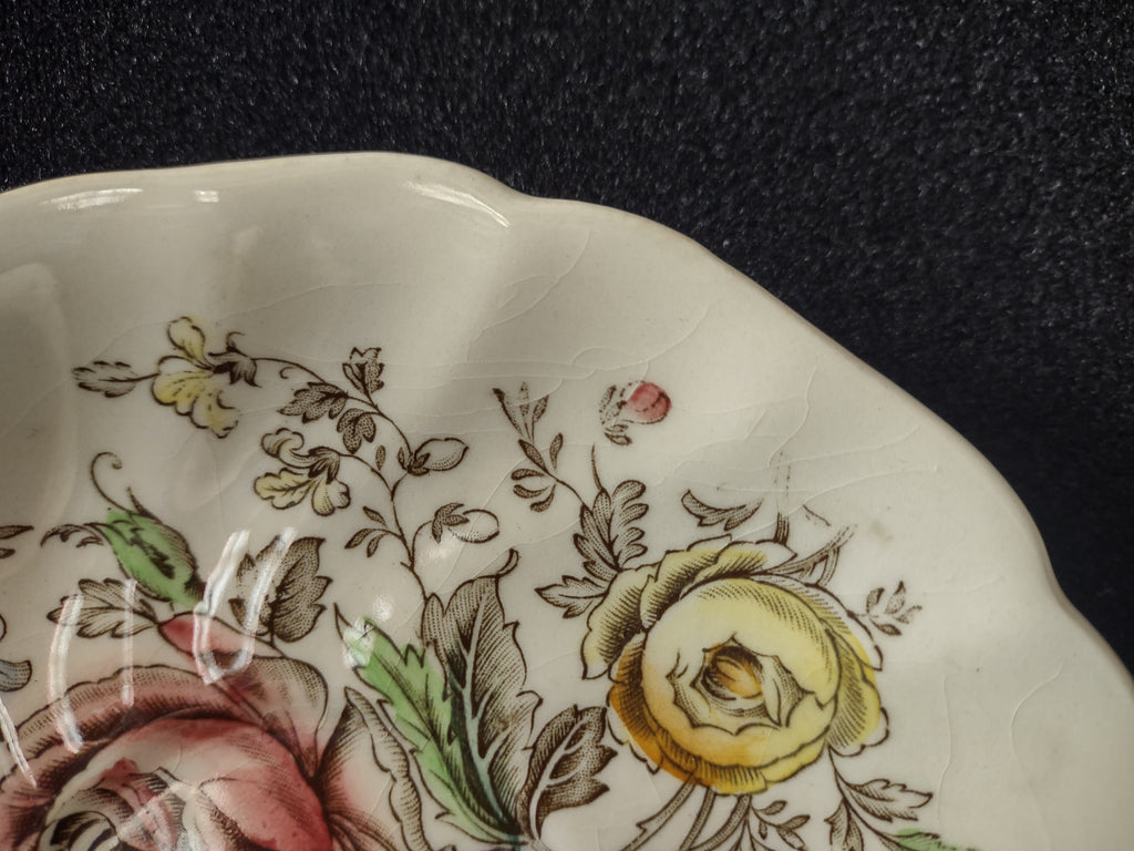 Vintage Johnson Bros Sheraton Ironstone England Saucer (lot 5620)