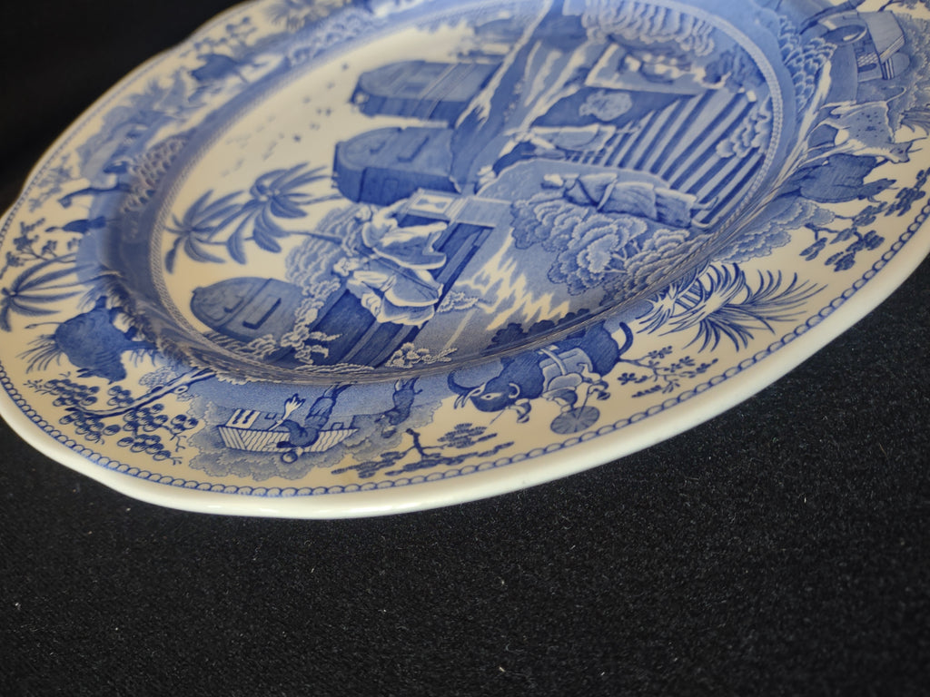 Vintage Spode Blue Room Collection Plate Caramanian (Lot 5731)