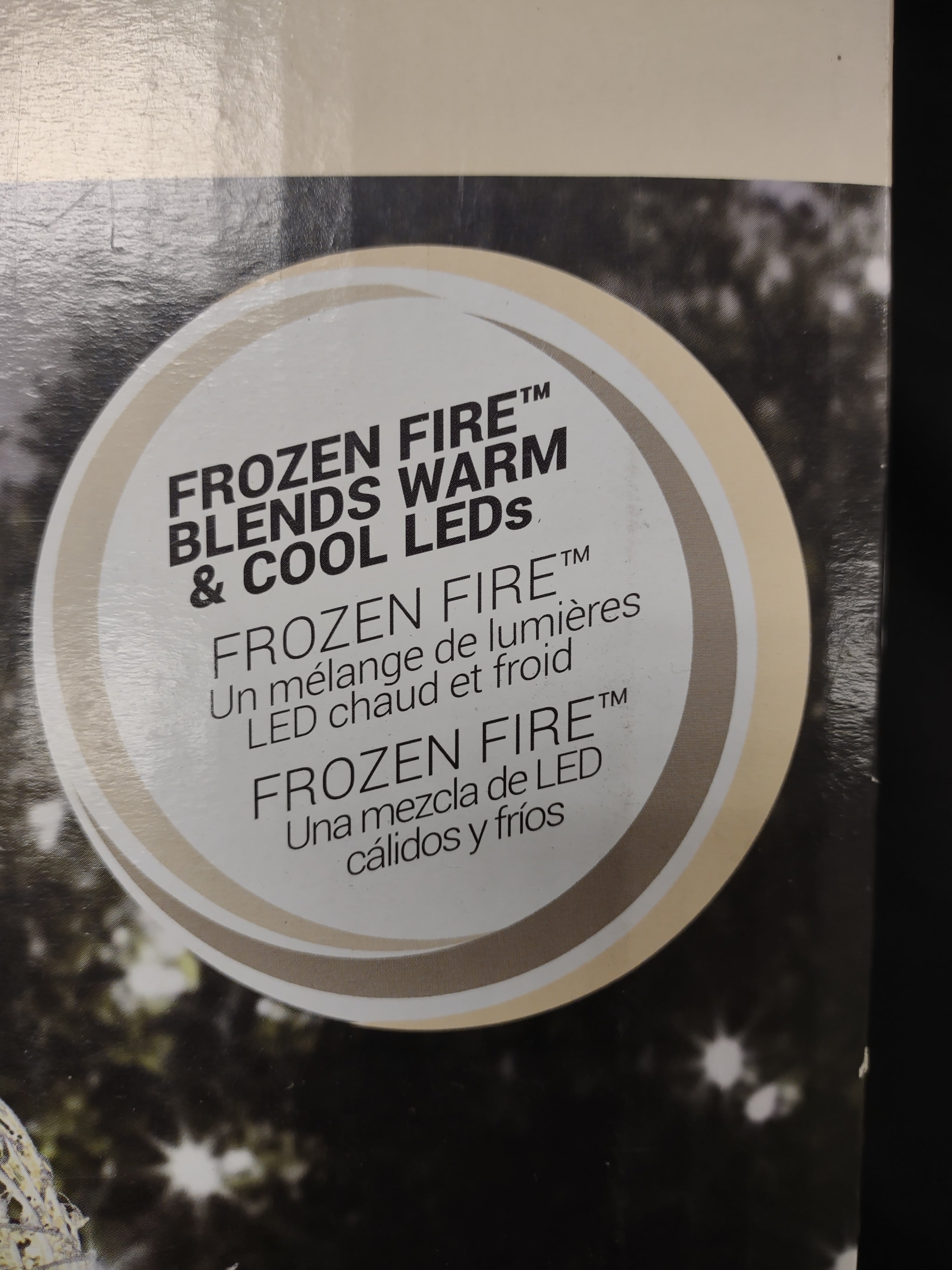 Christmas Penguin Frozen Fire Silver Vines 23" Yard Decor (lot 1319)