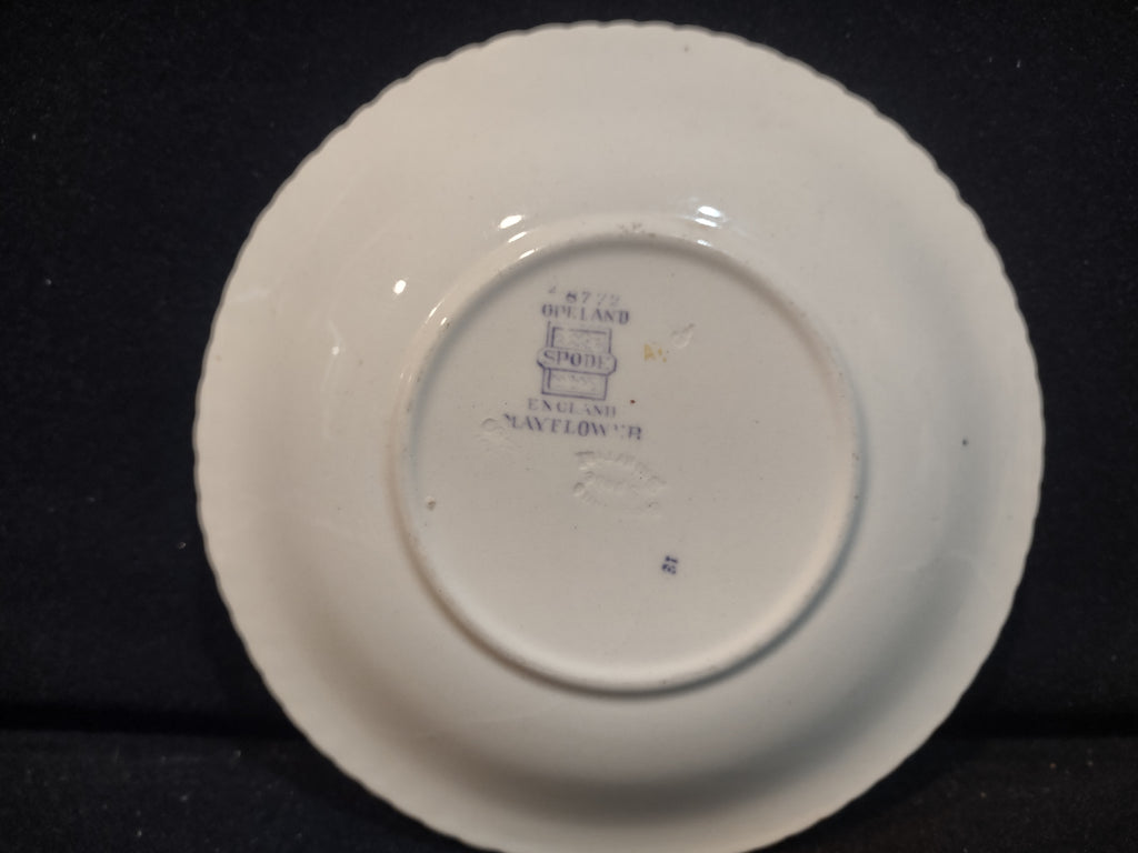 Vintage Copeland Spode Ironstone Mayflower Saucer English Countryside (lot 5709)