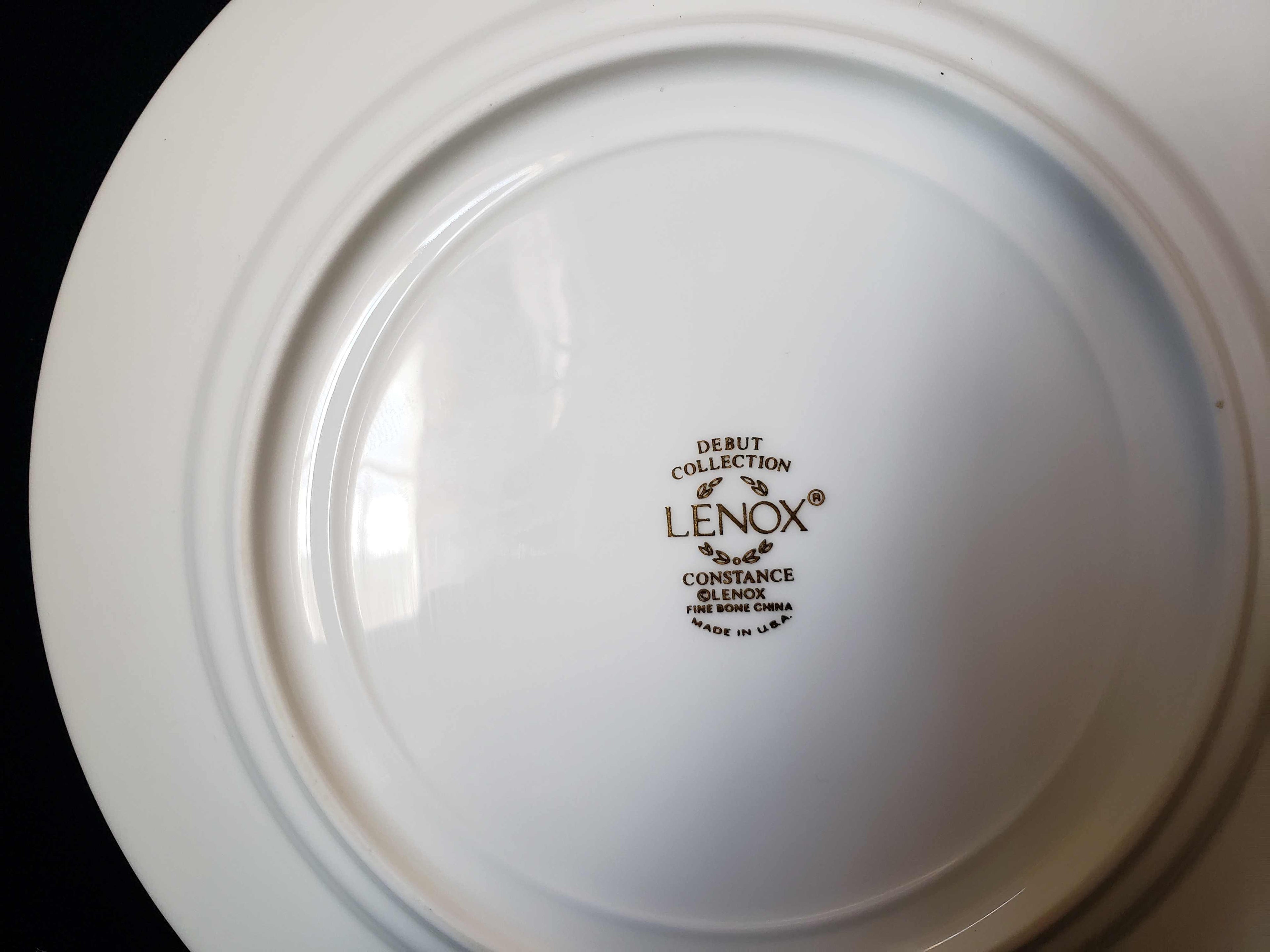 Vintage Lenox Debut Collection Constance Fine Bone Bread Plate (lot 1912)