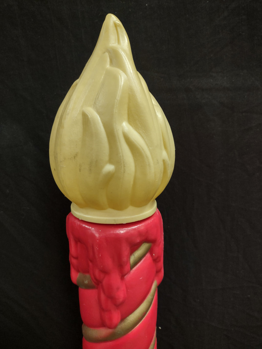 Vintage Christmas Blow Mold Candle 37" (lot 2329)