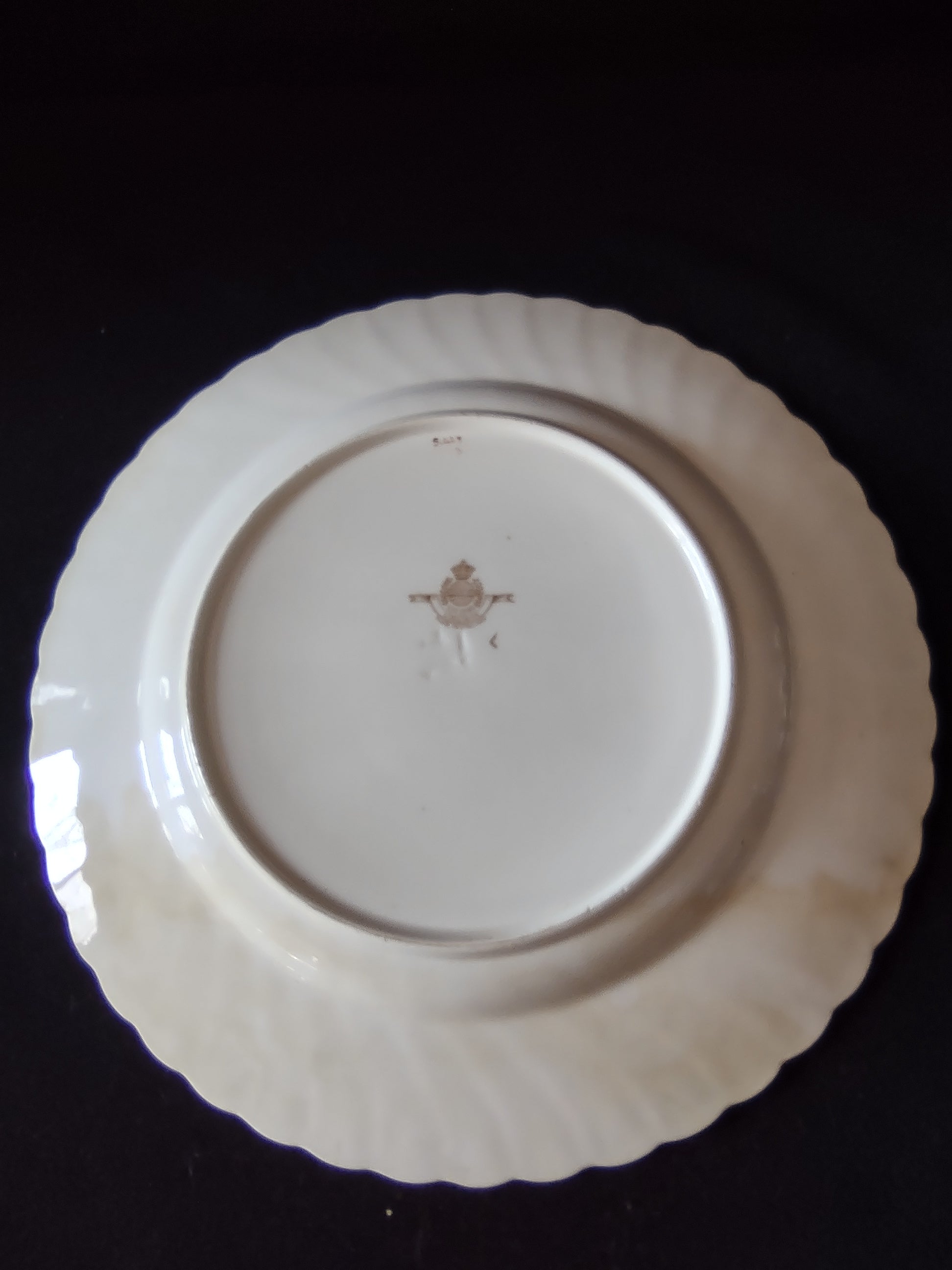 Vintage Minton Virginia Dinner Plate Bone China Floral IMPERFECT (Lot 5517)