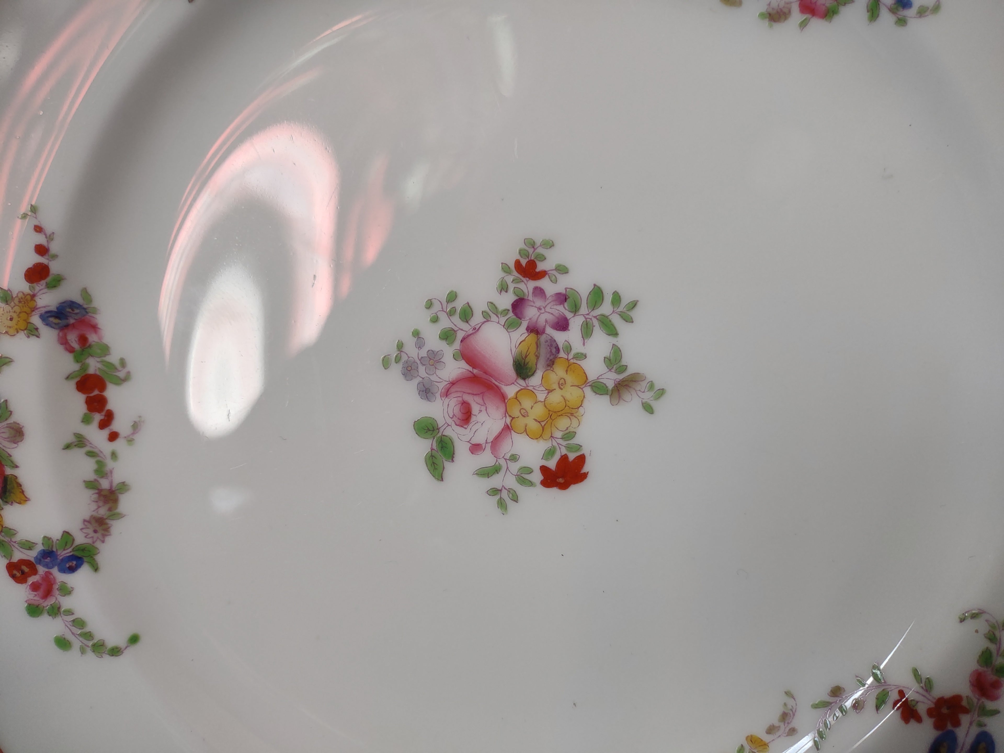 Vintage Minton Rose Yellow Trim Salad Plate x 4 Bone China England (lot 5483)